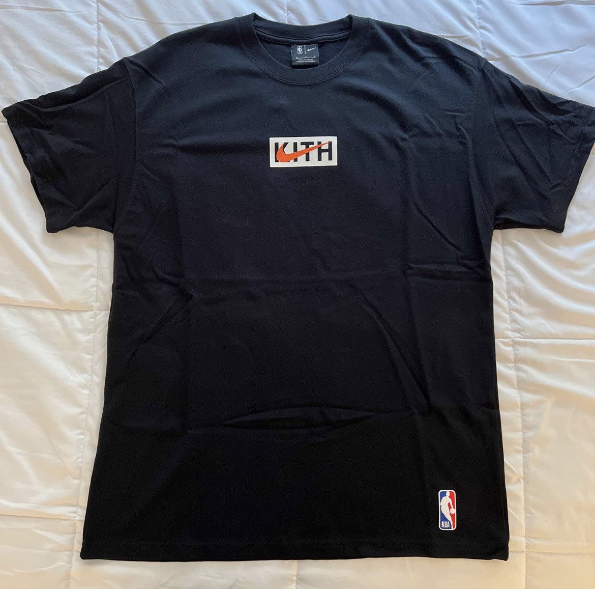 Nike Kith x Nike for New York Knicks Tee 'Black' | Grailed