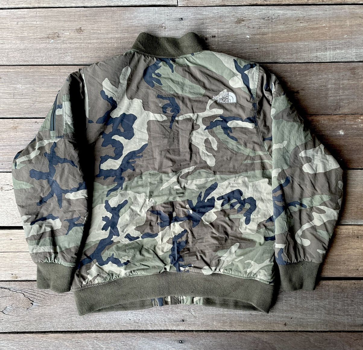 The North Face × Vintage The North Face Camo Soldier Jacket Size US L / EU 52-54 / 3 - 3 Thumbnail