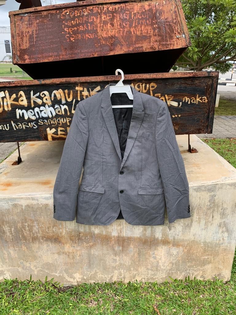 🔥Best Offer🔥Takio Blazer vertical gray slim fit