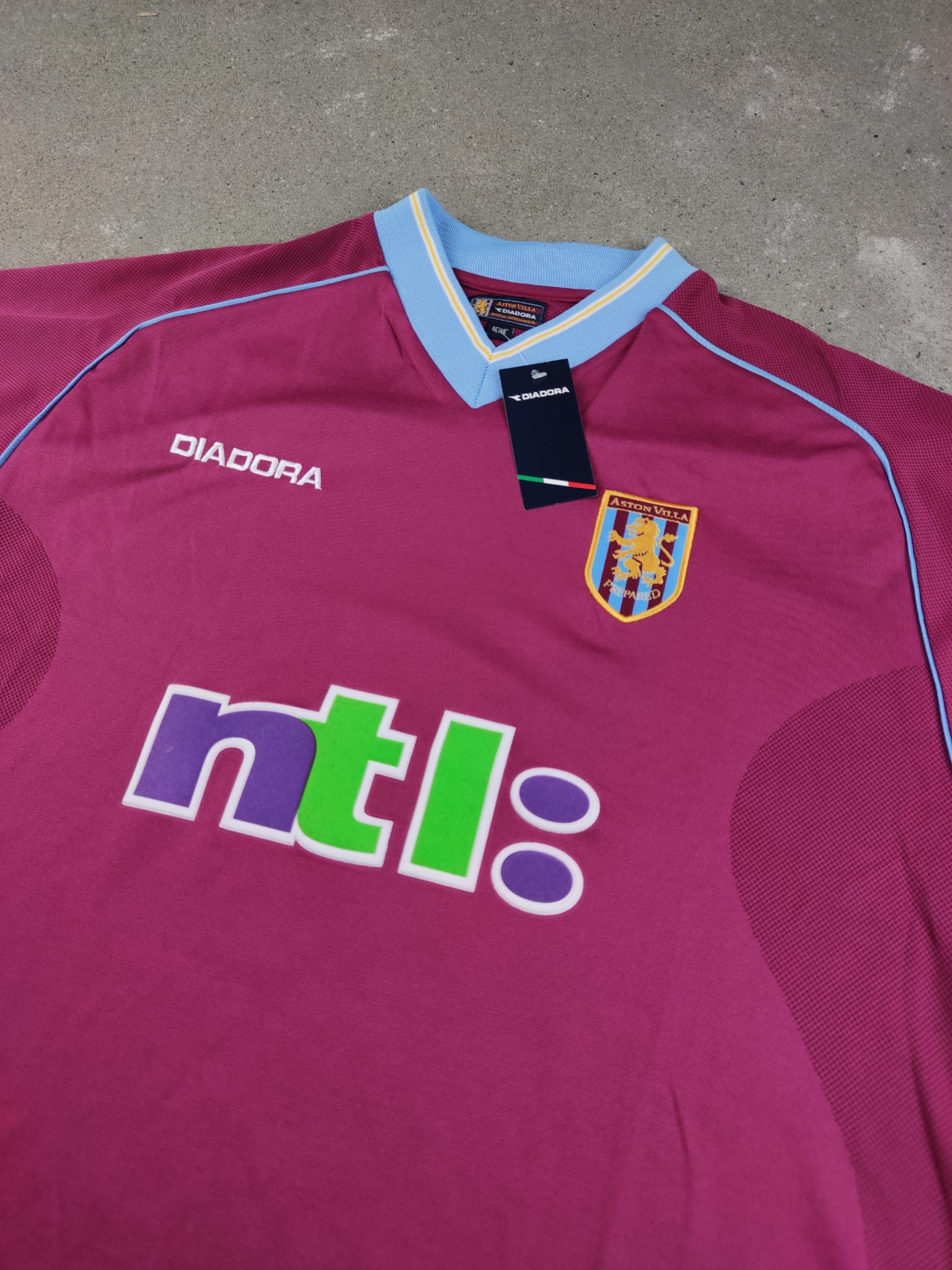 DIADORA 2001-02 Aston Villa ゲームシャツ DIADORA 2001-02 Aston Villa ゲームシャツ - メルカリ