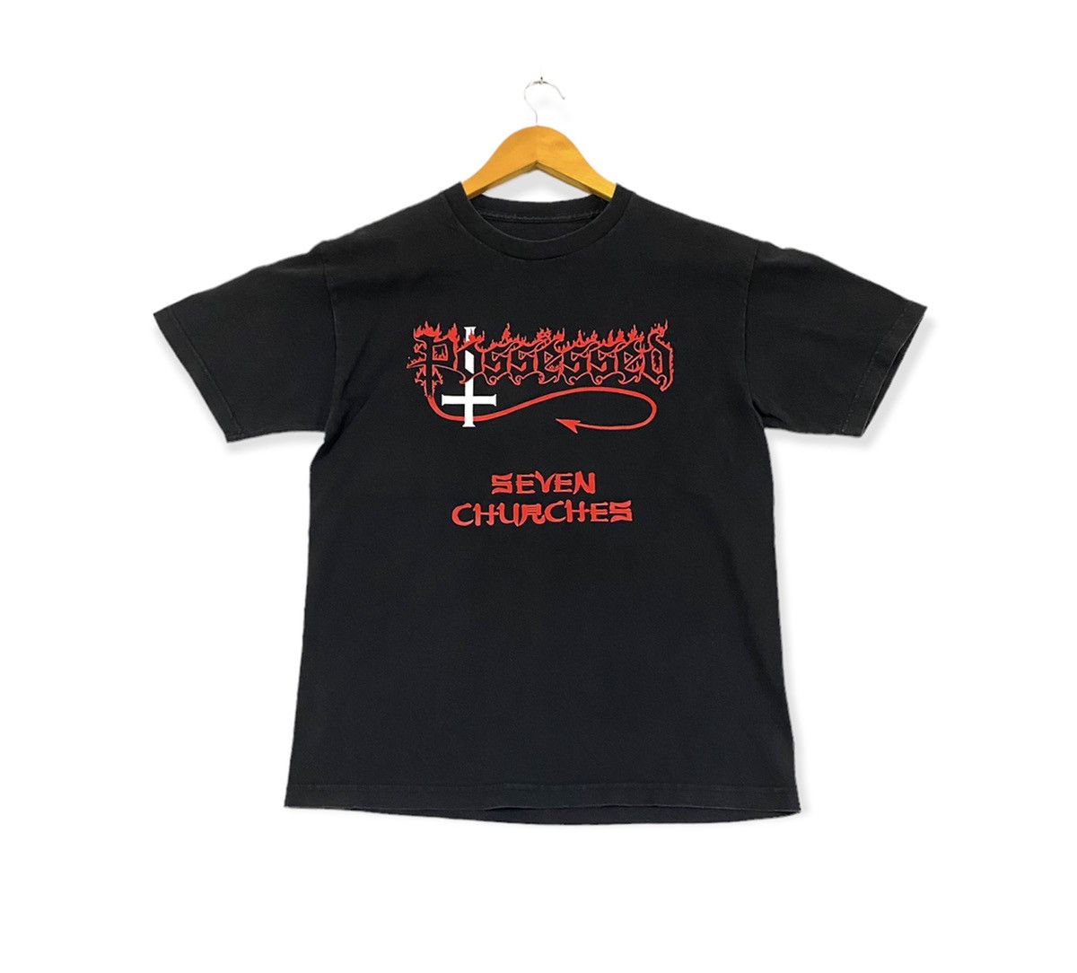 Band Tees vintage 00s POSSESSED seven church metal promo t-shirts Size US M / EU 48-50 / 2 - 1 Thumbnail