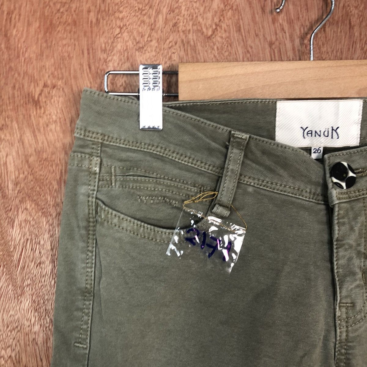 Japanese Brand × Vintage Yann Green utility tactical Cargo pants #2171 Size US 26 / EU 42 - 4 Thumbnail