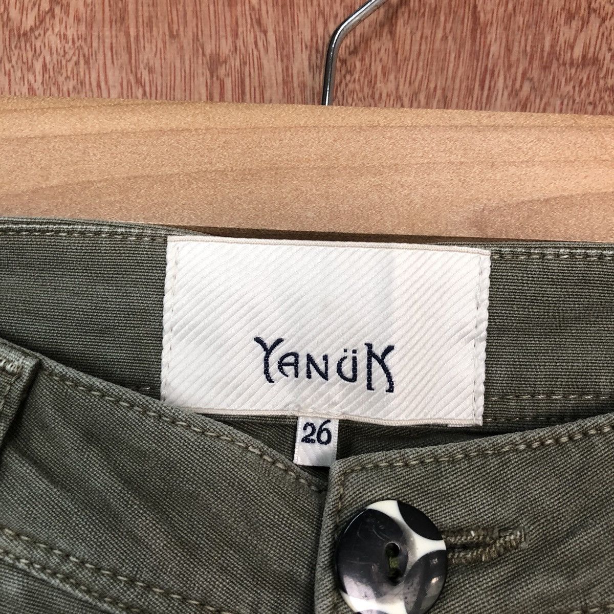 Japanese Brand × Vintage Yann Green utility tactical Cargo pants #2171 Size US 26 / EU 42 - 11 Thumbnail