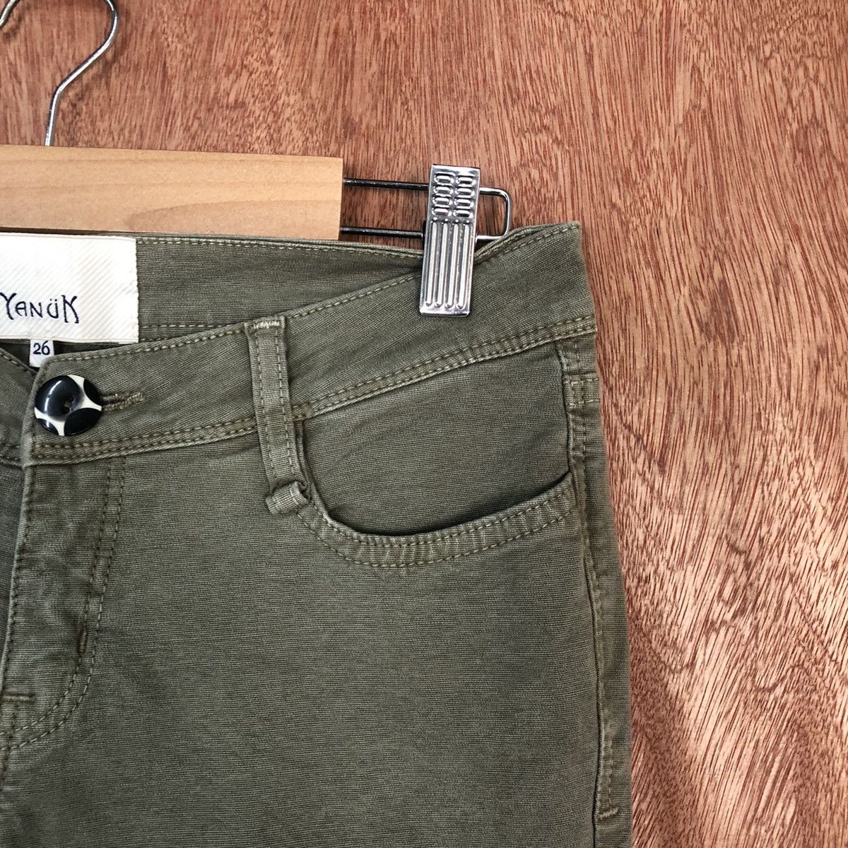 Japanese Brand × Vintage Yann Green utility tactical Cargo pants #2171 Size US 26 / EU 42 - 5 Thumbnail