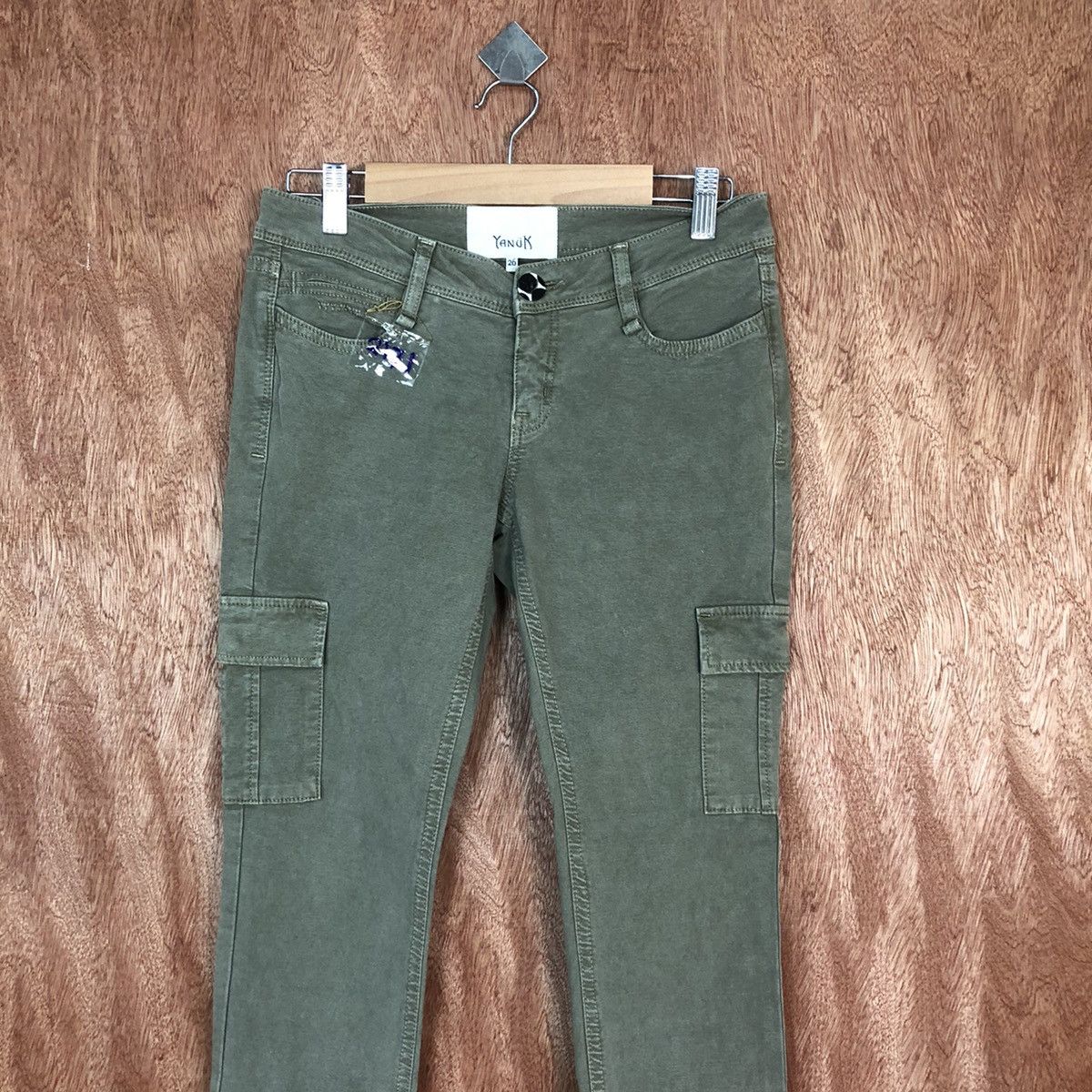 Japanese Brand × Vintage Yann Green utility tactical Cargo pants #2171 Size US 26 / EU 42 - 2 Thumbnail
