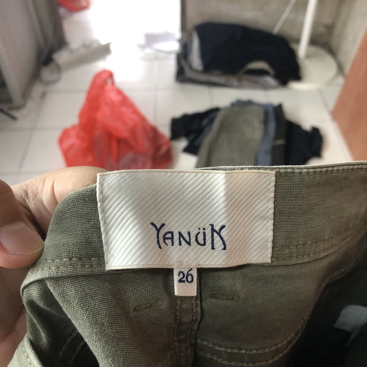 Japanese Brand × Vintage Yann Green utility tactical Cargo pants #2171 Size US 26 / EU 42 - 17 Thumbnail