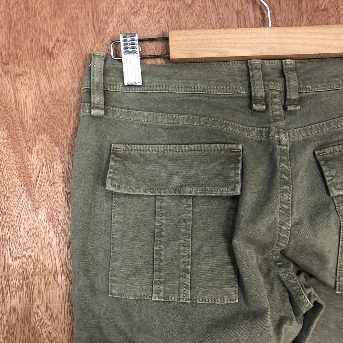 Japanese Brand × Vintage Yann Green utility tactical Cargo pants #2171 Size US 26 / EU 42 - 15 Thumbnail