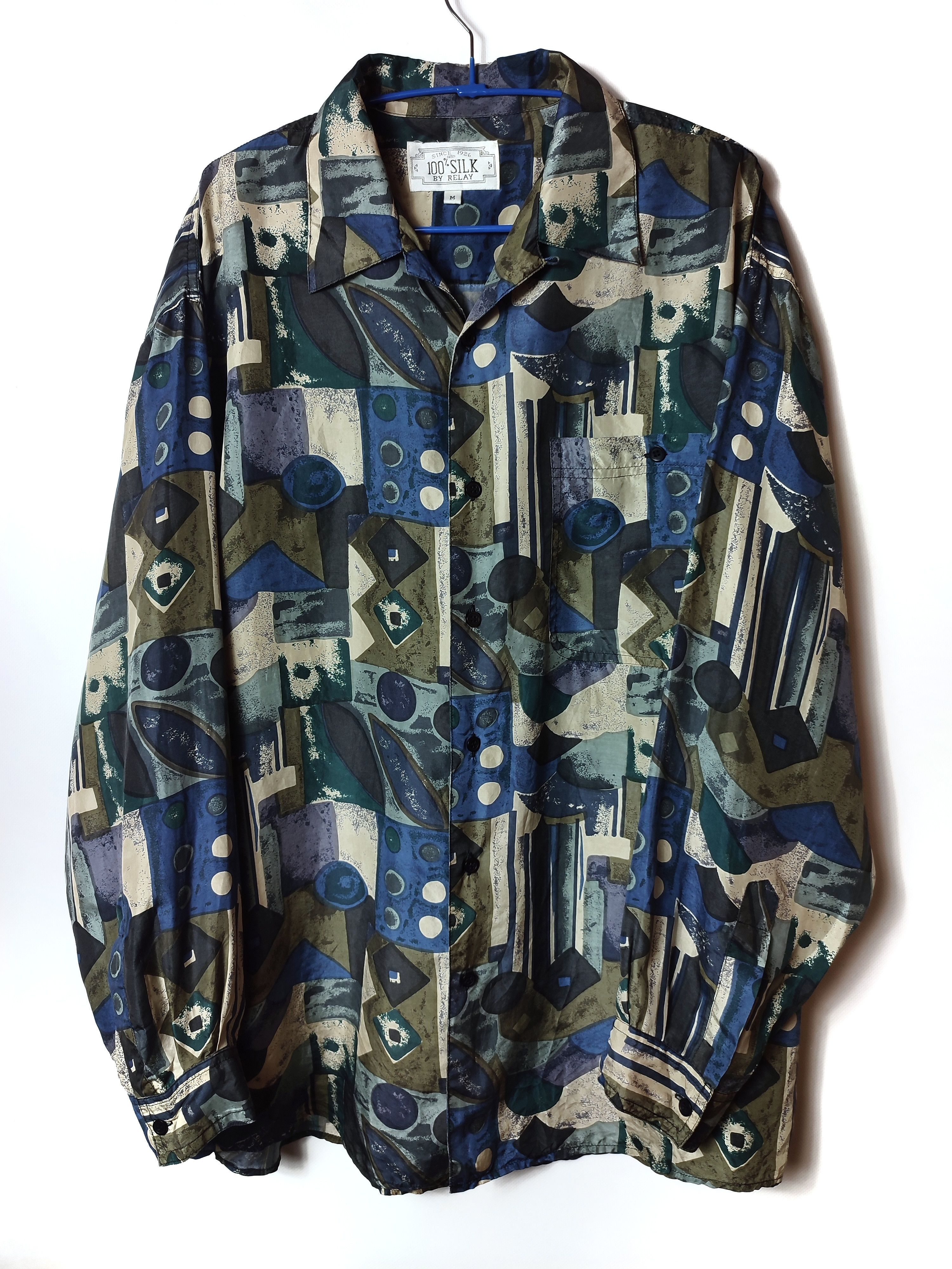 Other Vintage Silk shirt by Relay Size US M / EU 48-50 / 2 - 1 Thumbnail