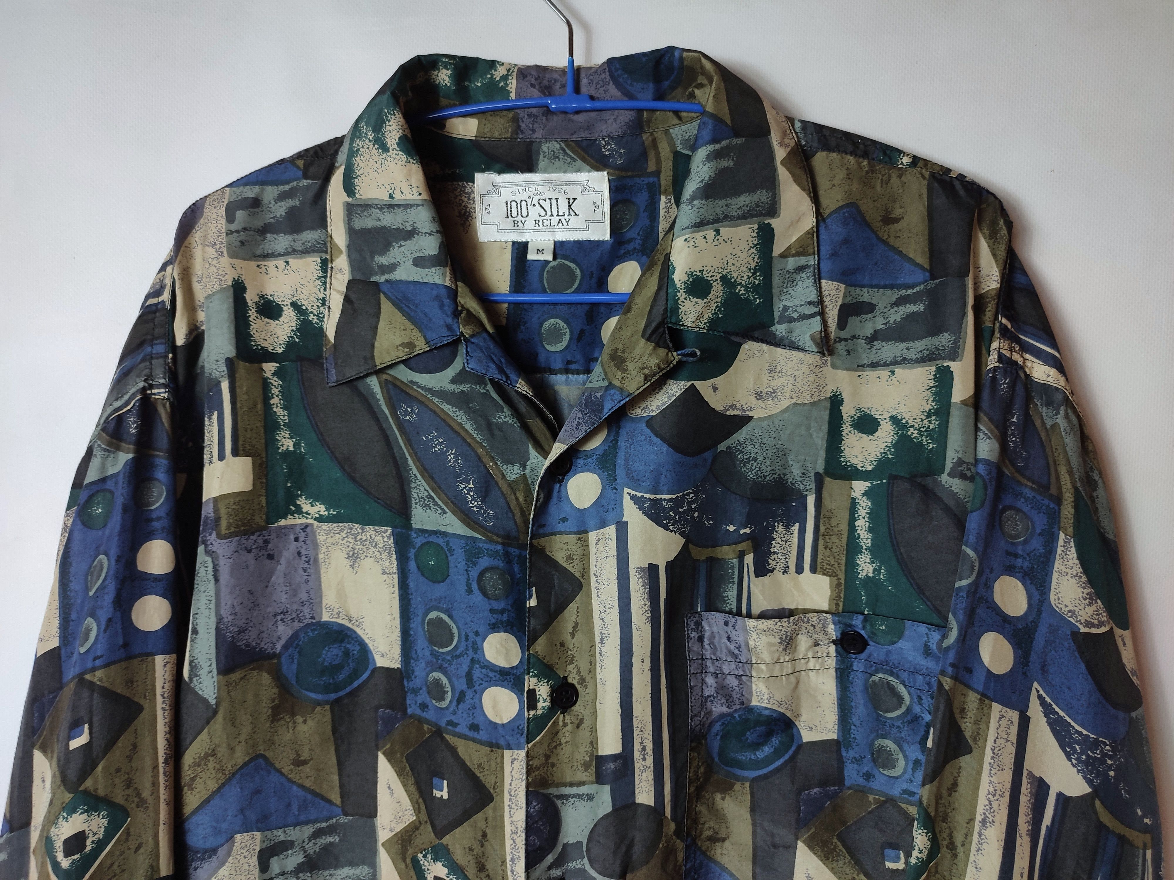 Other Vintage Silk shirt by Relay Size US M / EU 48-50 / 2 - 2 Thumbnail