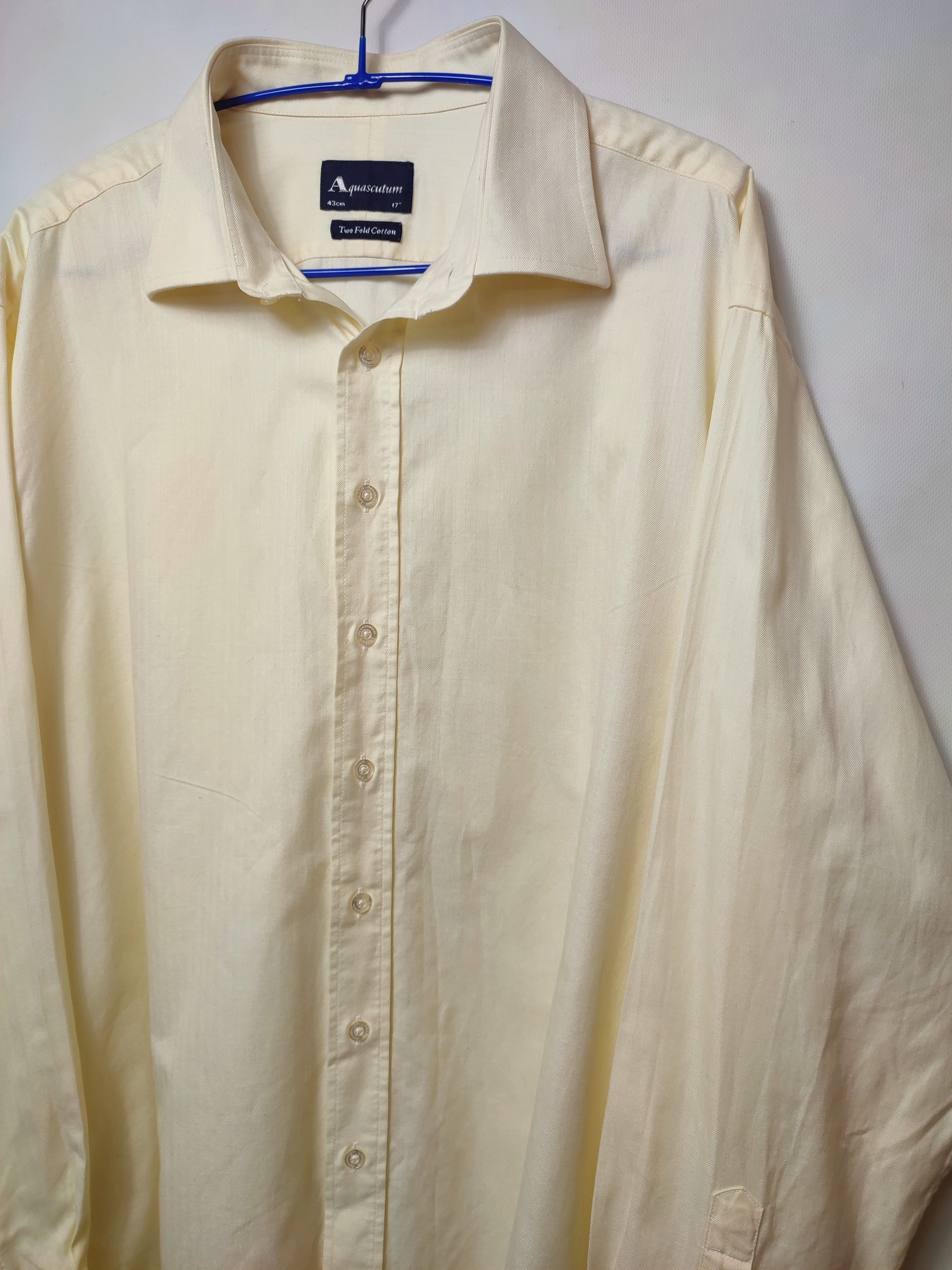 Aquascutum Aquascutum cufflinks classic shirt Size US XL / EU 56 / 4 - 2 Thumbnail