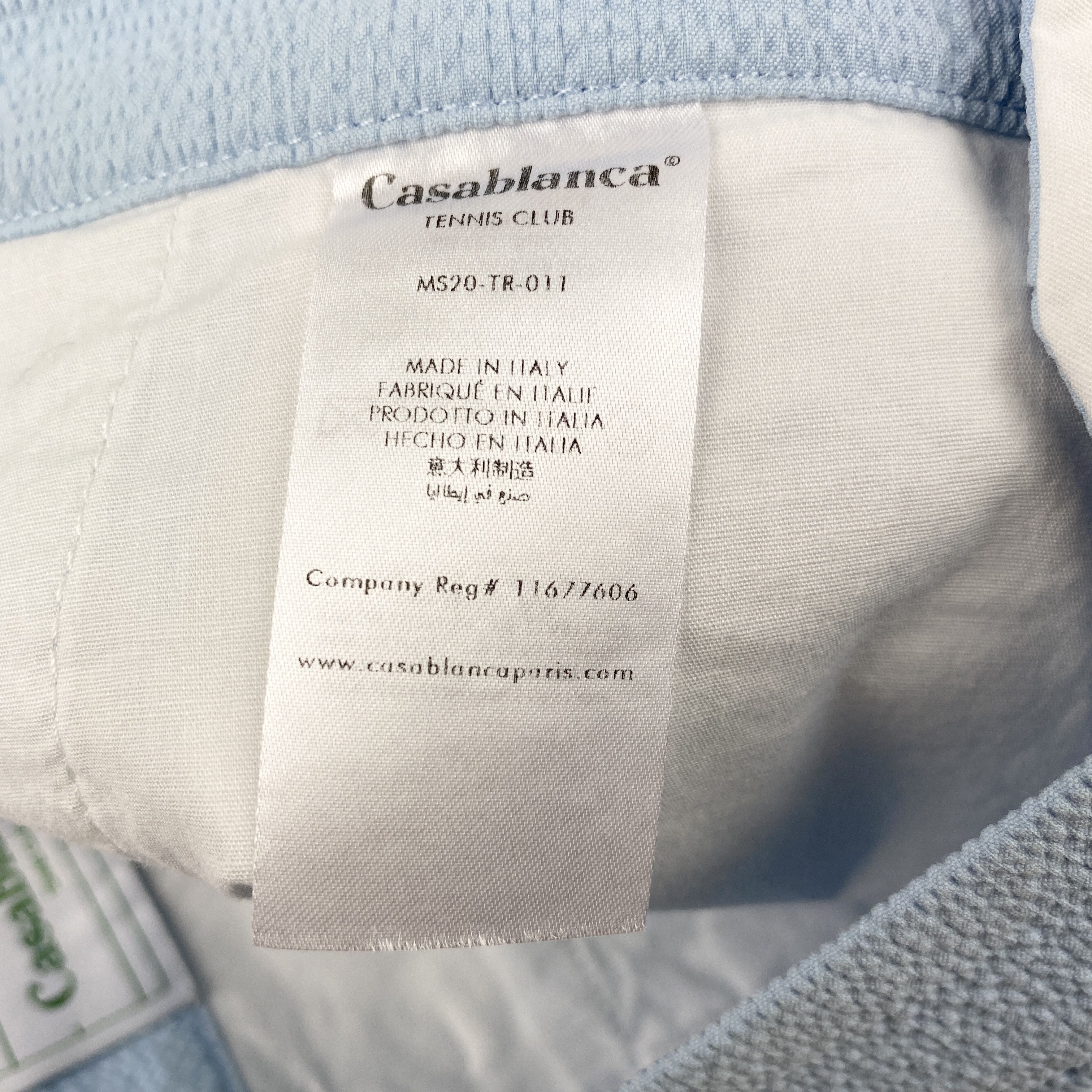 Casablanca Casablanca Light Blue Seersucker Shorts Size US 30 / EU 46 - 5 Thumbnail