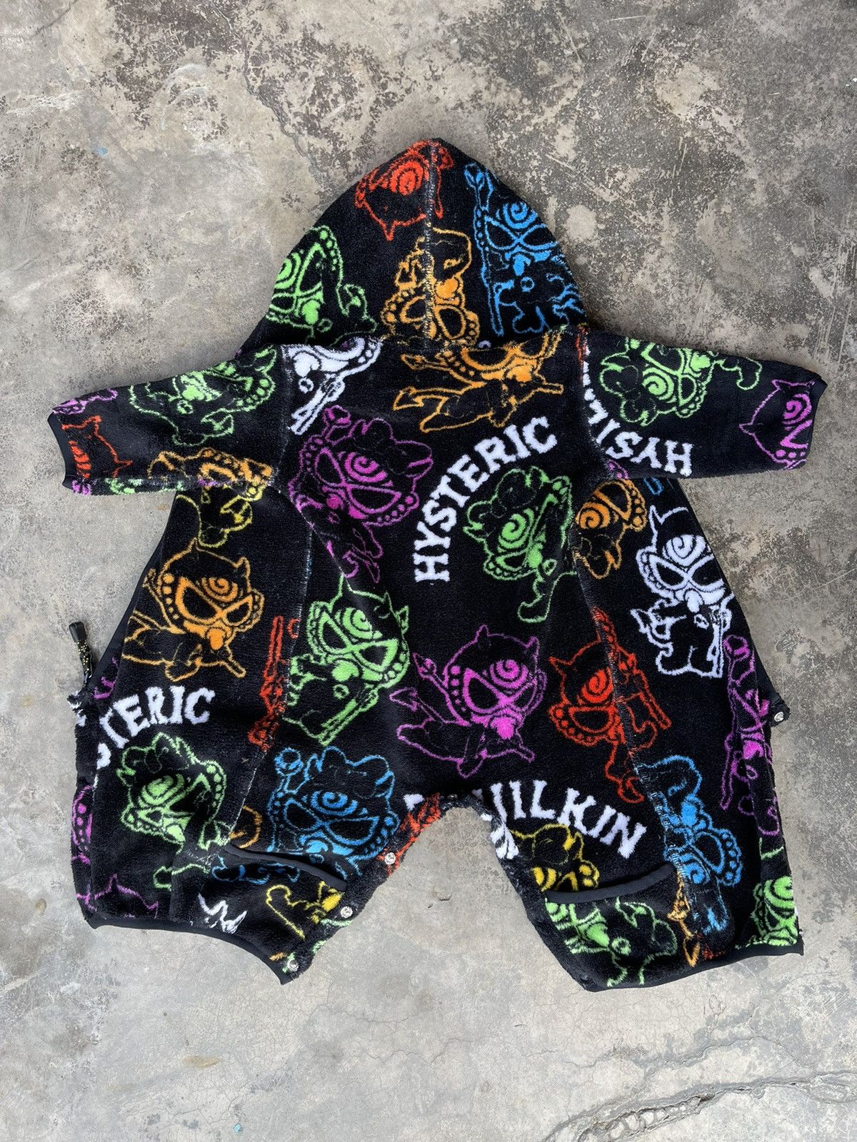 Hysteric Glamour × Japanese Brand × Vintage Vintage HYSTERIC GLAMOUR FLEECE JUMPSUIT Size US 26 / EU 42 - 10 Thumbnail
