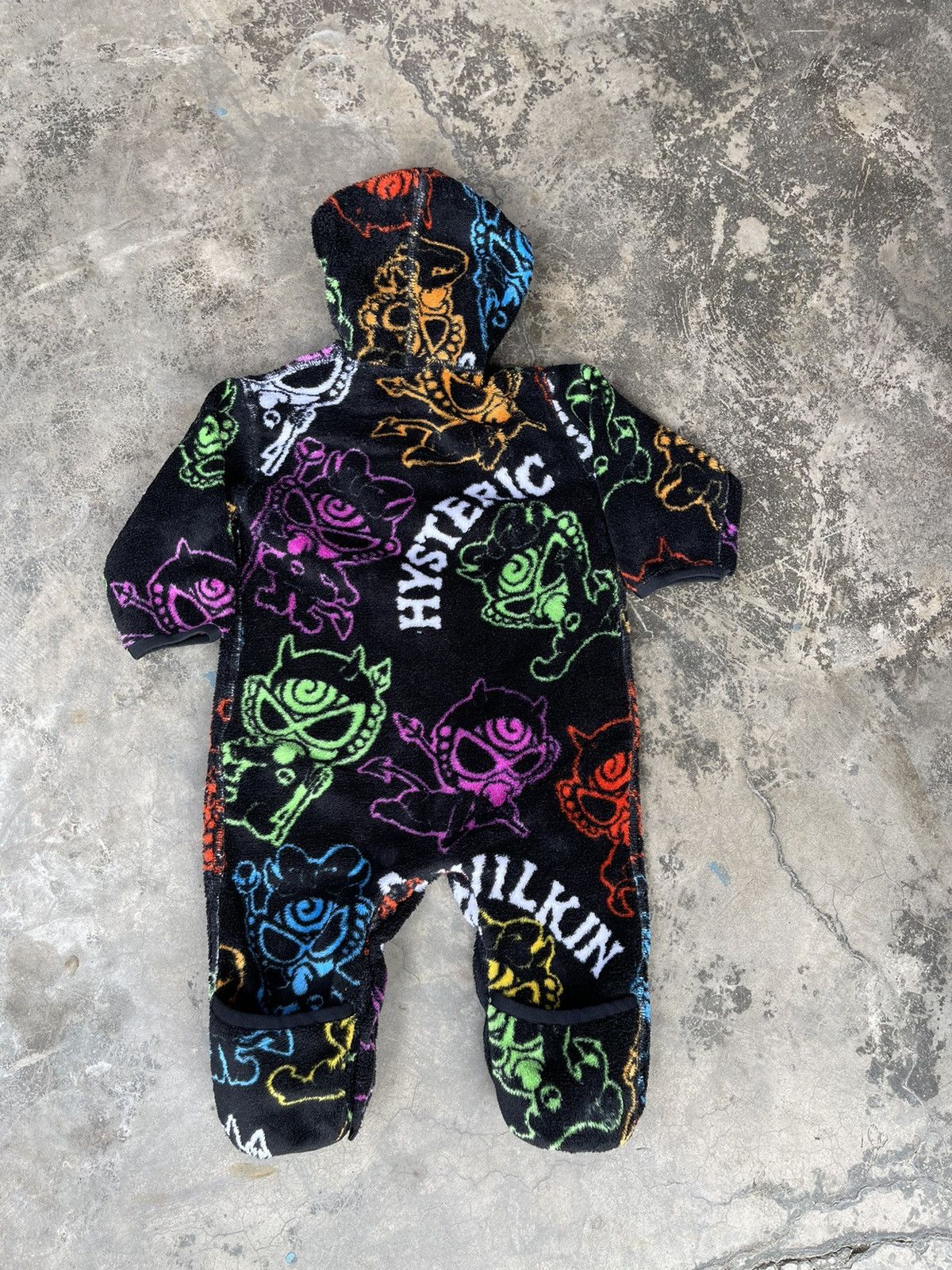 Hysteric Glamour × Japanese Brand × Vintage Vintage HYSTERIC GLAMOUR FLEECE JUMPSUIT Size US 26 / EU 42 - 2 Thumbnail