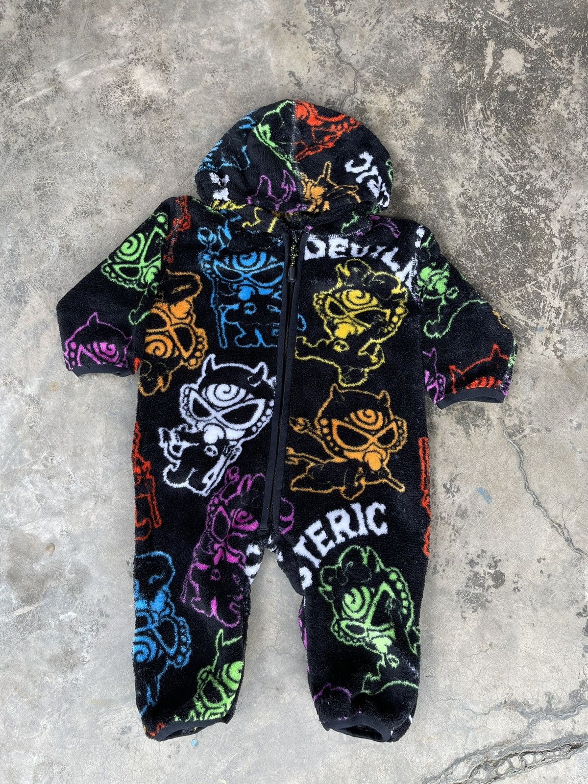 Hysteric Glamour × Japanese Brand × Vintage Vintage HYSTERIC GLAMOUR FLEECE JUMPSUIT Size US 26 / EU 42 - 1 Thumbnail