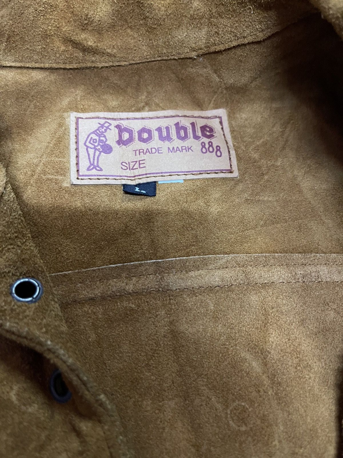 Genuine Leather × Japanese Brand × Leather Very rare COW SKIN LEATHER WEAR size L Size US L / EU 52-54 / 3 - 7 Thumbnail