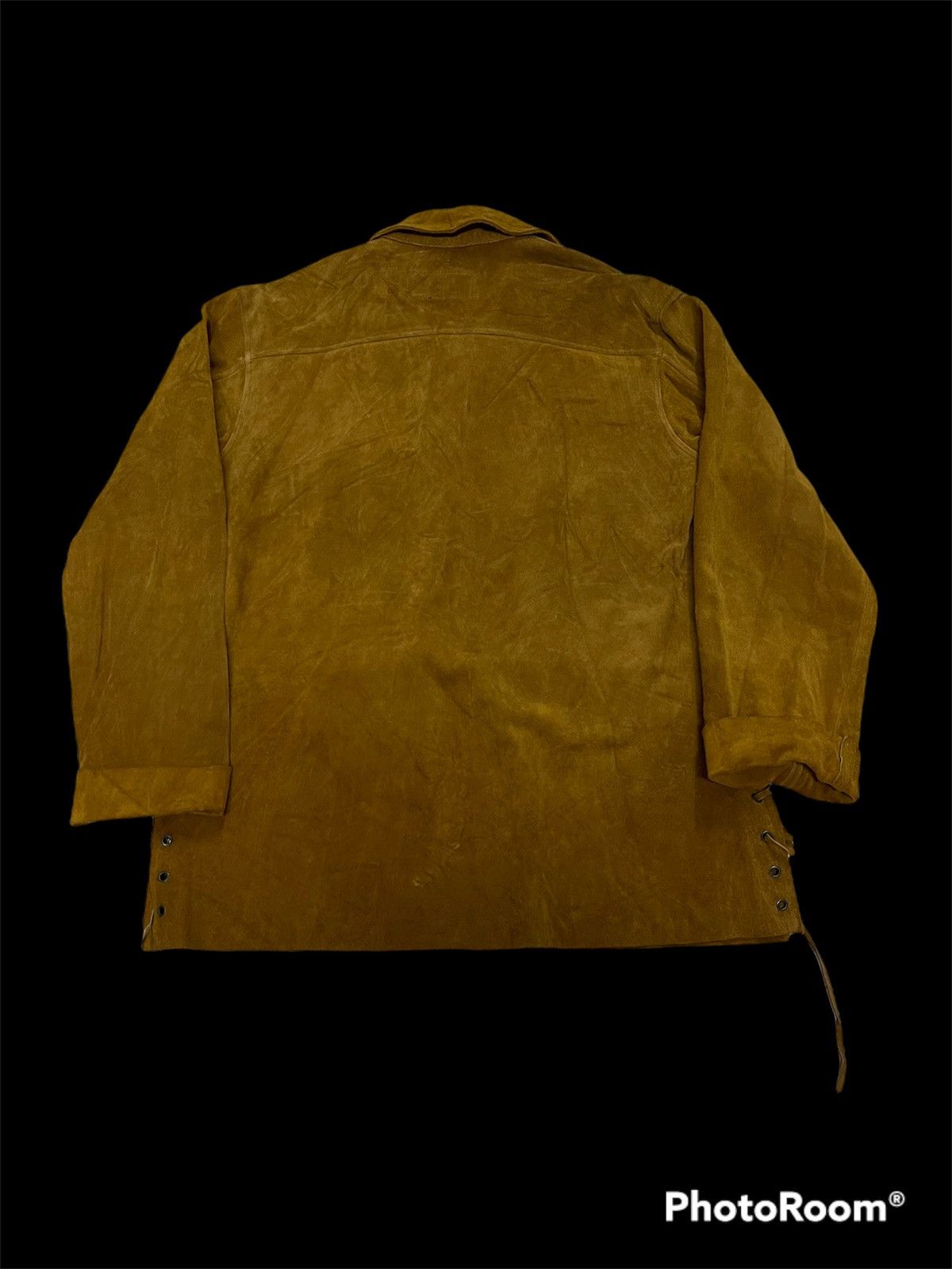 Genuine Leather × Japanese Brand × Leather Very rare COW SKIN LEATHER WEAR size L Size US L / EU 52-54 / 3 - 2 Thumbnail