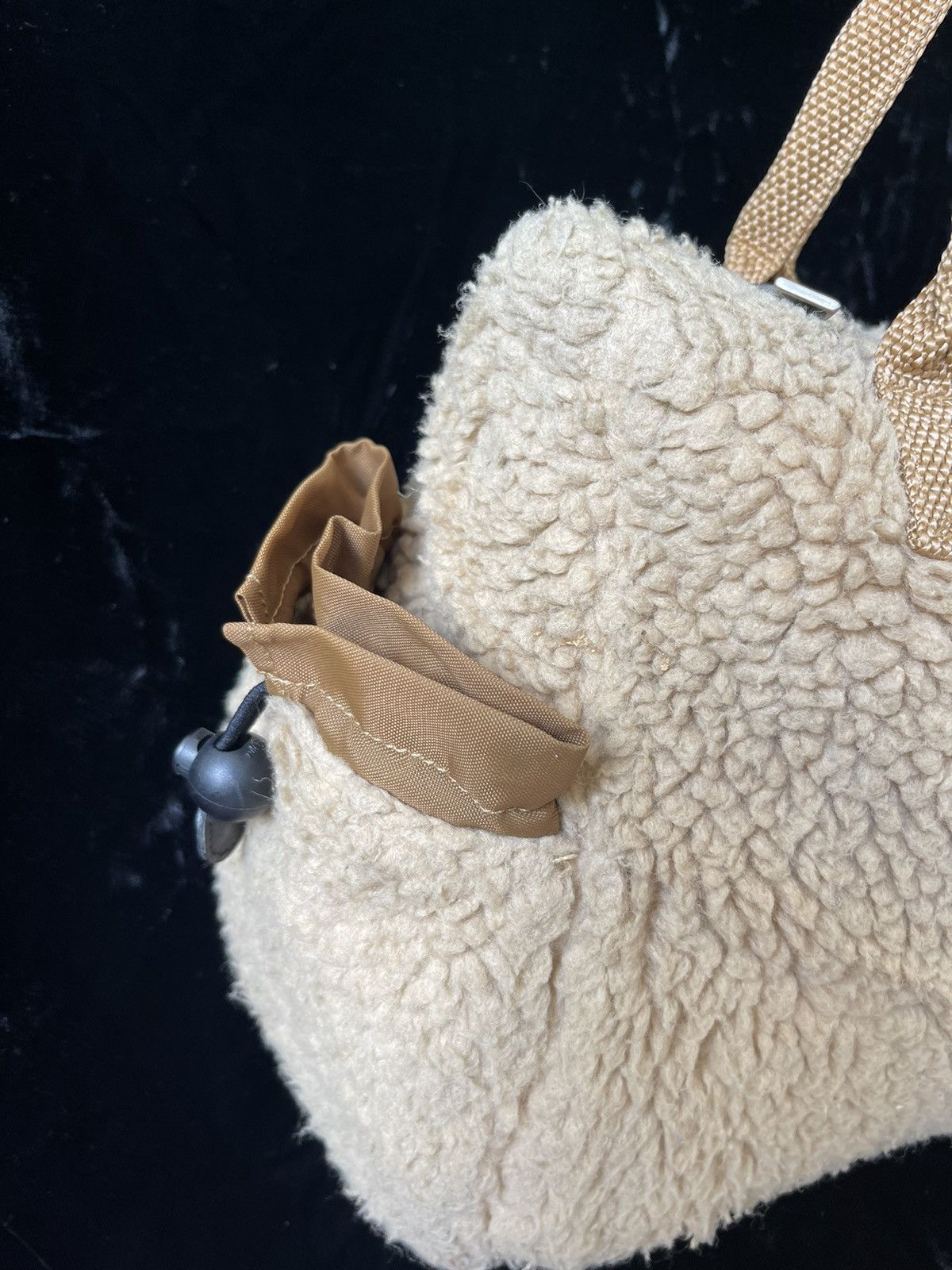 Japanese Brand × Jean Paul Gaultier × Vintage Very rare JPG FLEECE HAND BAG BY GAULTIER Size ONE SIZE - 7 Thumbnail