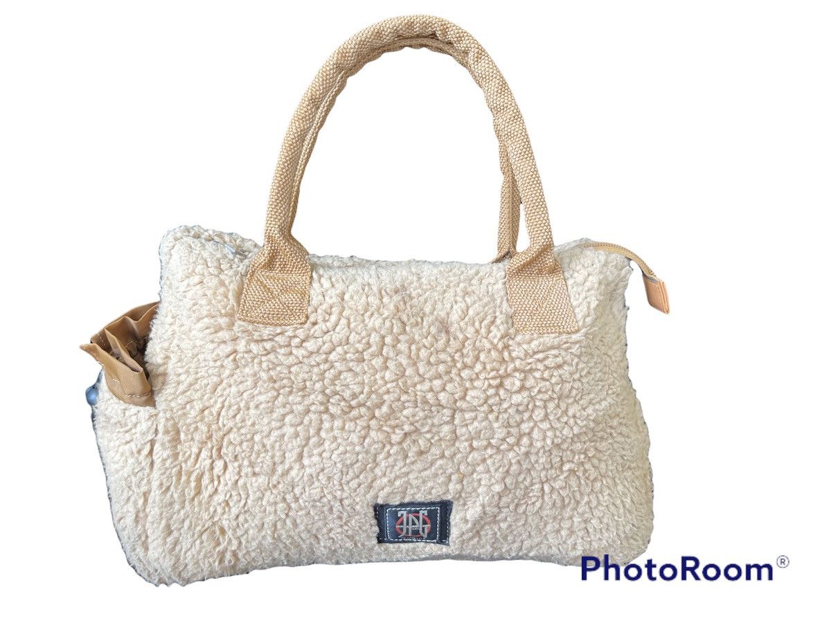 Japanese Brand × Jean Paul Gaultier × Vintage Very rare JPG FLEECE HAND BAG BY GAULTIER Size ONE SIZE - 1 Thumbnail