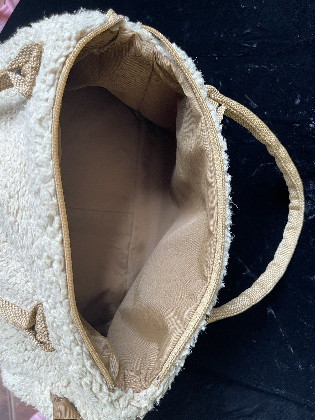 Japanese Brand × Jean Paul Gaultier × Vintage Very rare JPG FLEECE HAND BAG BY GAULTIER Size ONE SIZE - 13 Thumbnail