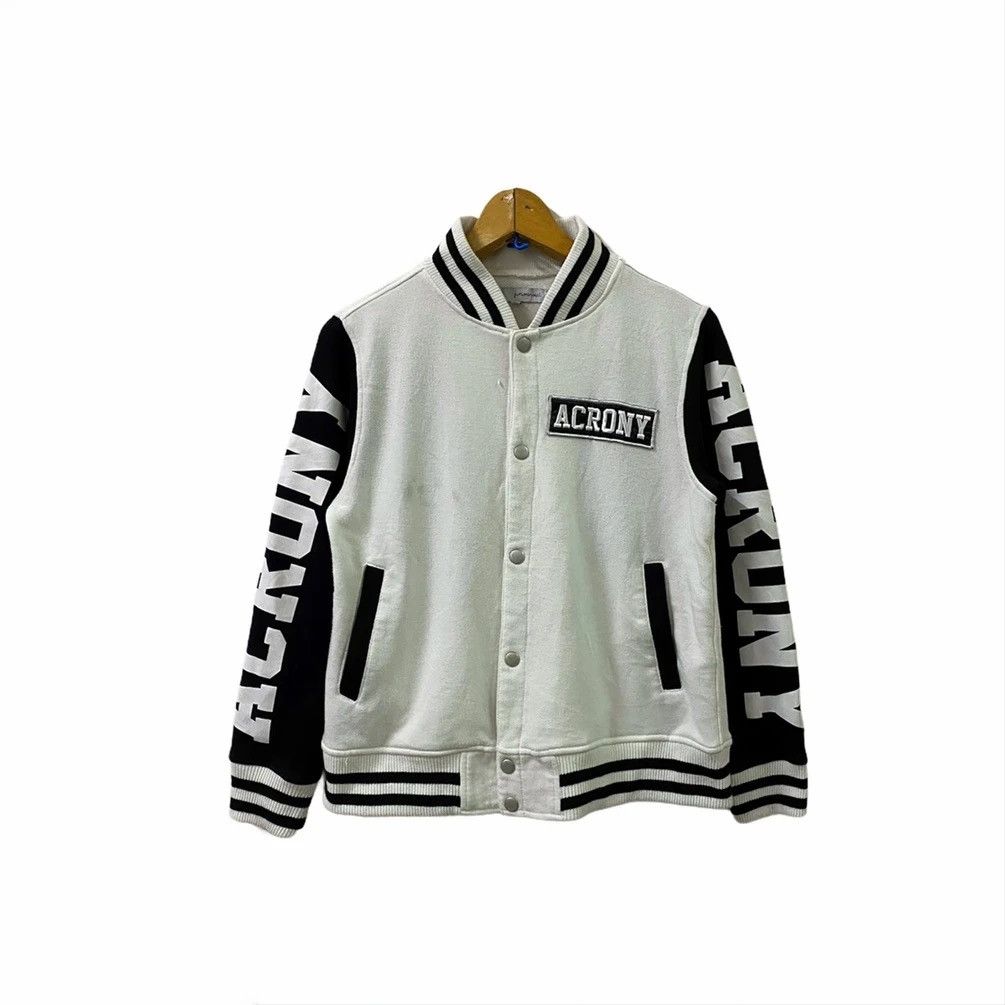 Japanese Brand JUNIORSWEET ACRONY VARSITY JACKET NUMBERING ART Size US XXS / EU 40 - 2 Thumbnail