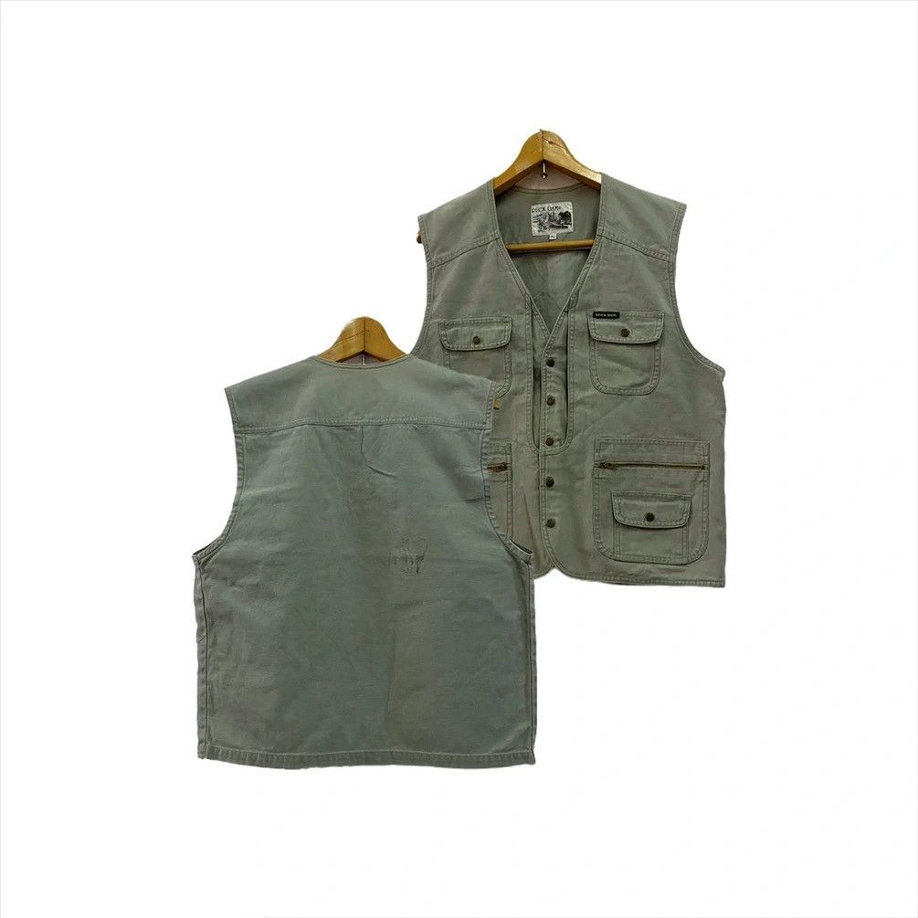 Japanese Brand × Vintage RUCK DAM MULTI POCKET HERRINGBONE VEST Size US M / EU 48-50 / 2 - 1 Thumbnail