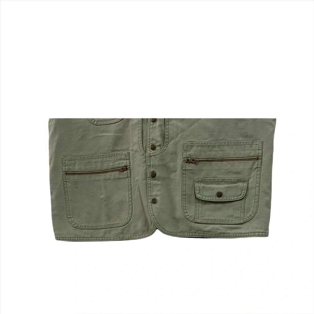 Japanese Brand × Vintage RUCK DAM MULTI POCKET HERRINGBONE VEST Size US M / EU 48-50 / 2 - 6 Thumbnail