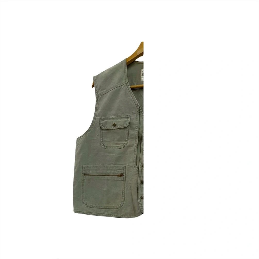 Japanese Brand × Vintage RUCK DAM MULTI POCKET HERRINGBONE VEST Size US M / EU 48-50 / 2 - 4 Thumbnail