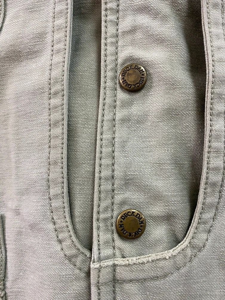 Japanese Brand × Vintage RUCK DAM MULTI POCKET HERRINGBONE VEST Size US M / EU 48-50 / 2 - 8 Thumbnail