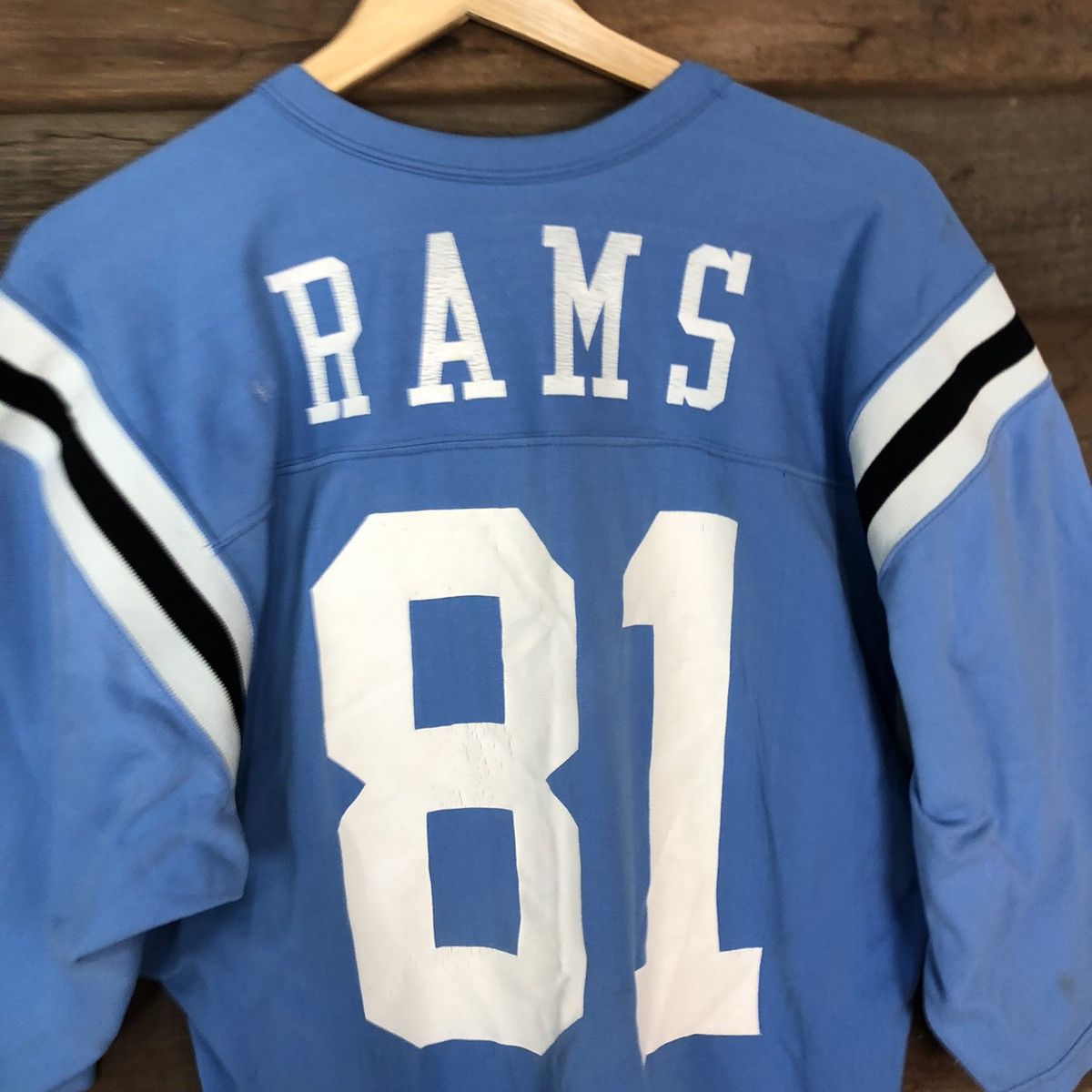 Russell Athletic Russel Rams 81 Blue Jersey #3143 Size US L / EU 52-54 / 3 - 14 Thumbnail