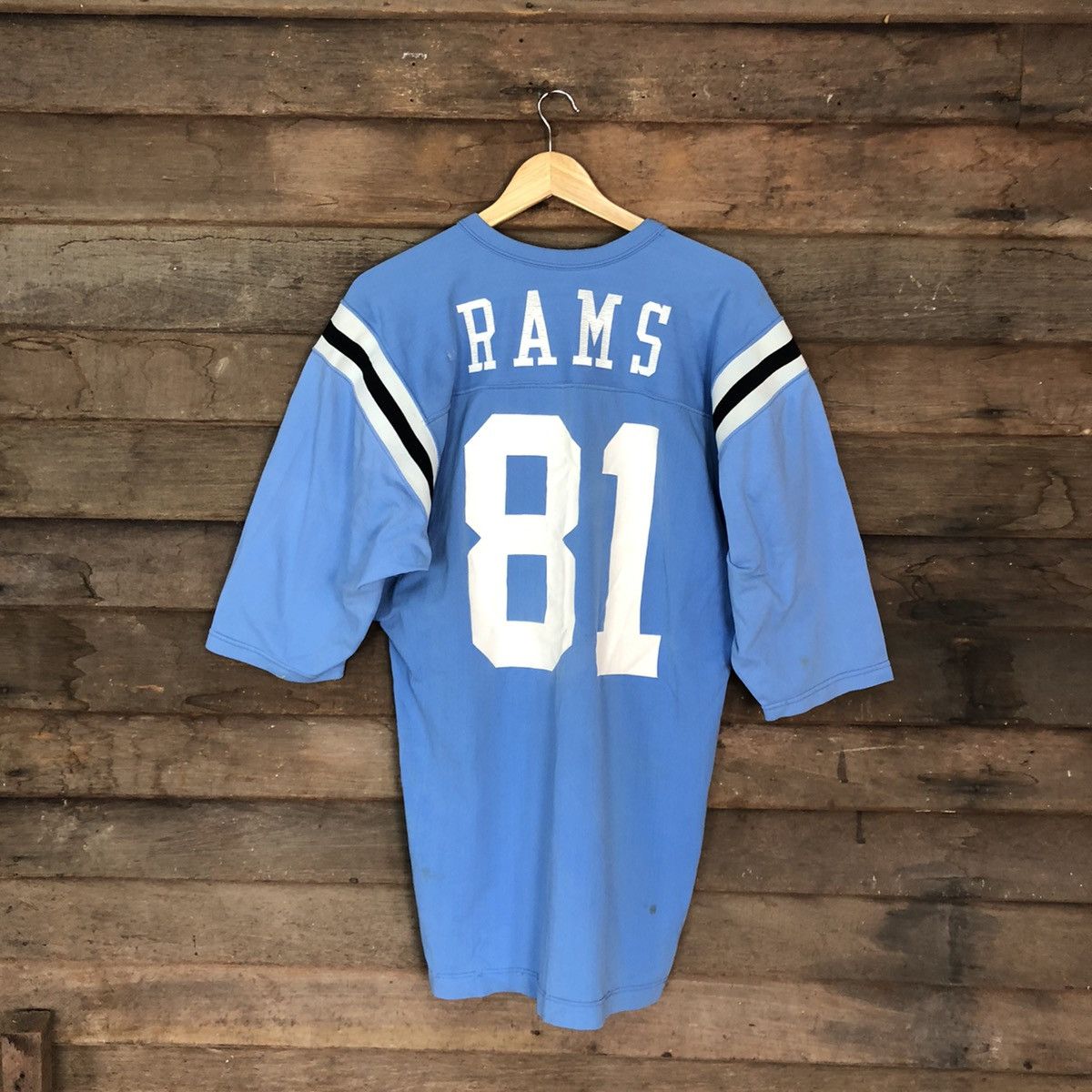 Russell Athletic Russel Rams 81 Blue Jersey #3143 Size US L / EU 52-54 / 3 - 13 Thumbnail