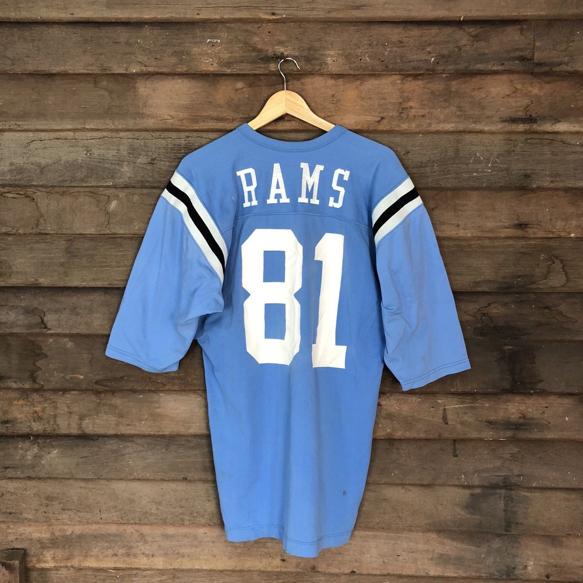 Russell Athletic Russel Rams 81 Blue Jersey #3143 Size US L / EU 52-54 / 3 - 11 Thumbnail