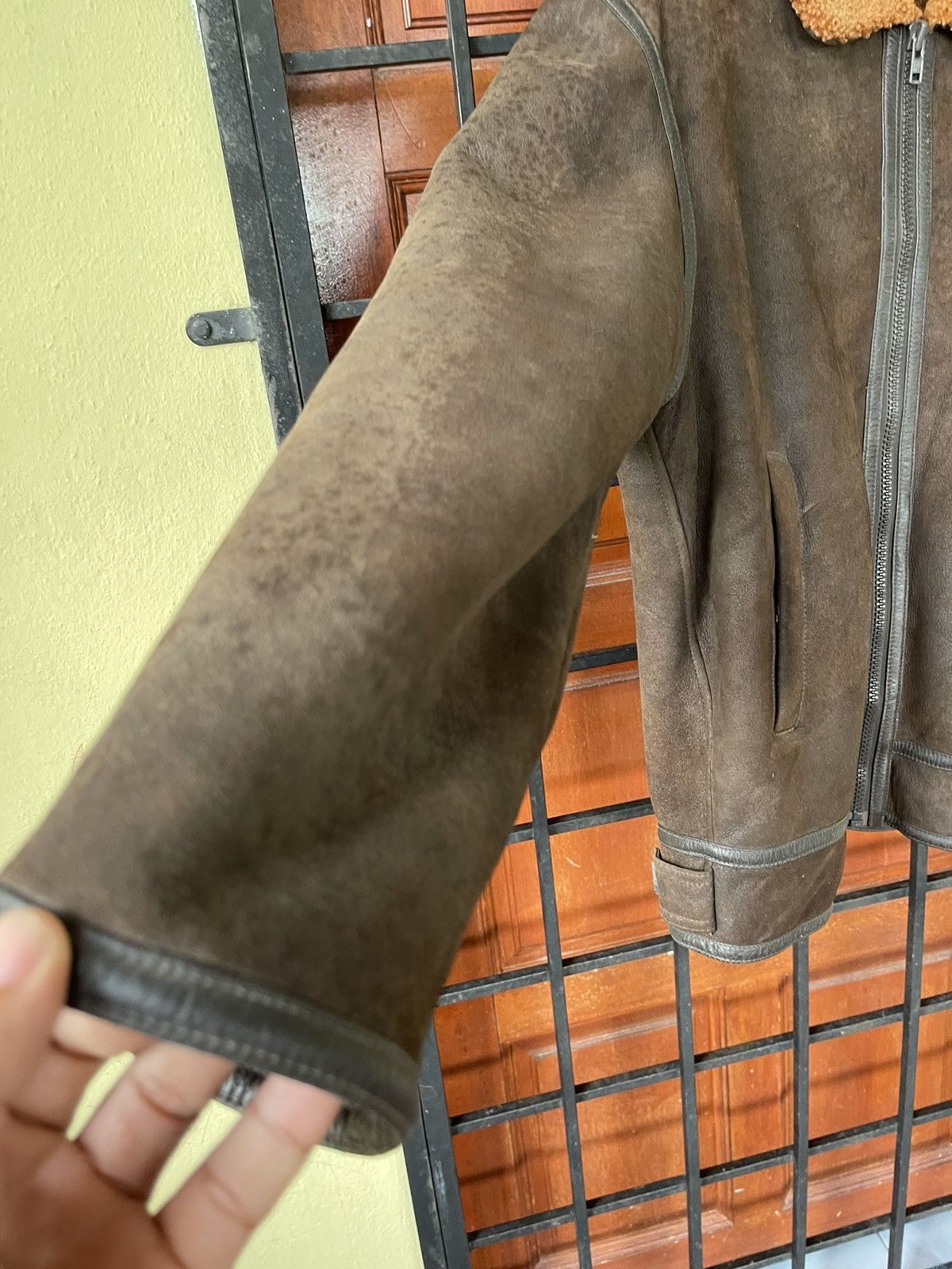 Other Very nice COOZY LAMB SKIN JACKET with FLEECE INNER Size US L / EU 52-54 / 3 - 7 Thumbnail