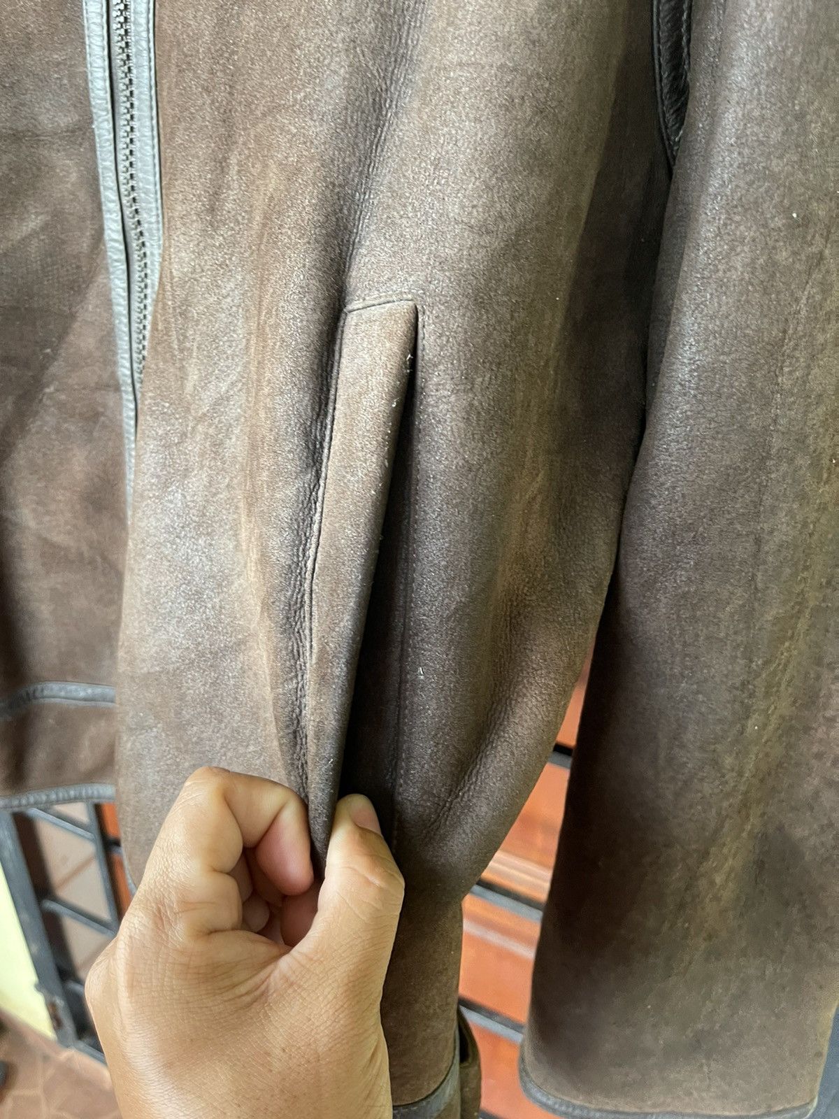 Other Very nice COOZY LAMB SKIN JACKET with FLEECE INNER Size US L / EU 52-54 / 3 - 8 Thumbnail