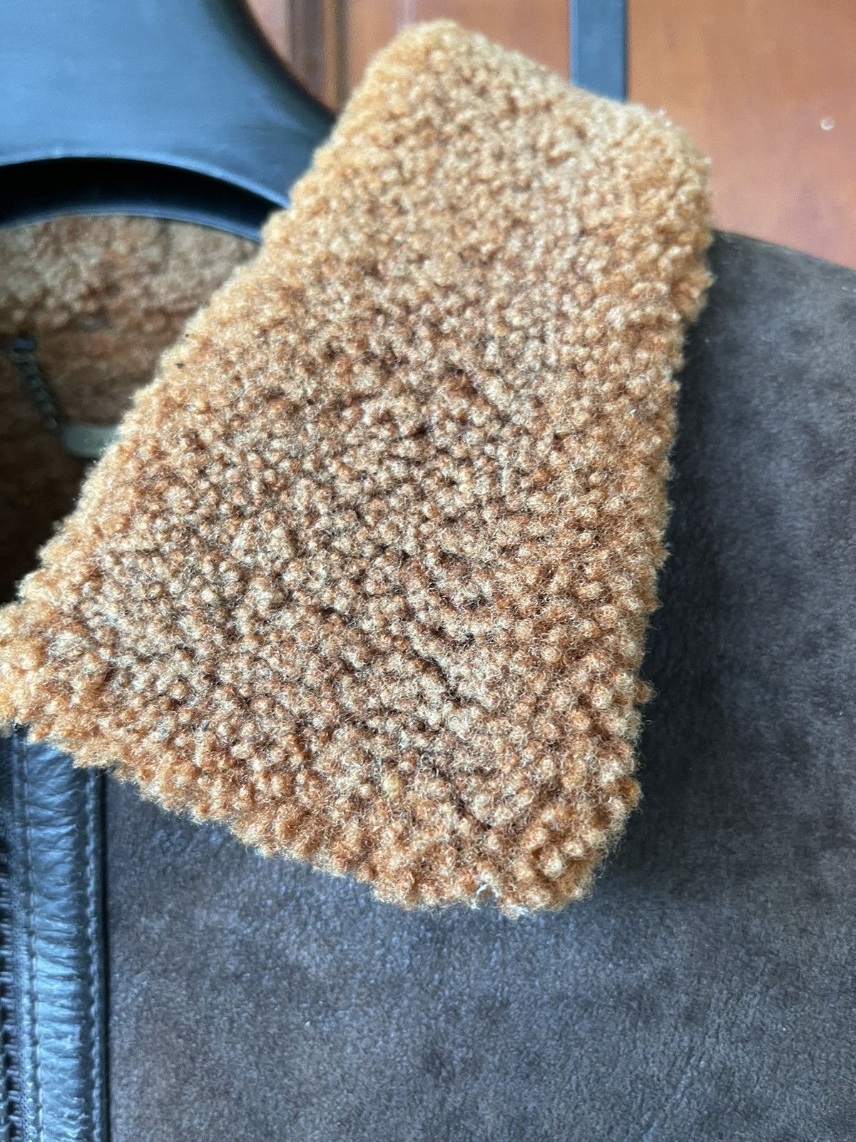 Other Very nice COOZY LAMB SKIN JACKET with FLEECE INNER Size US L / EU 52-54 / 3 - 9 Thumbnail