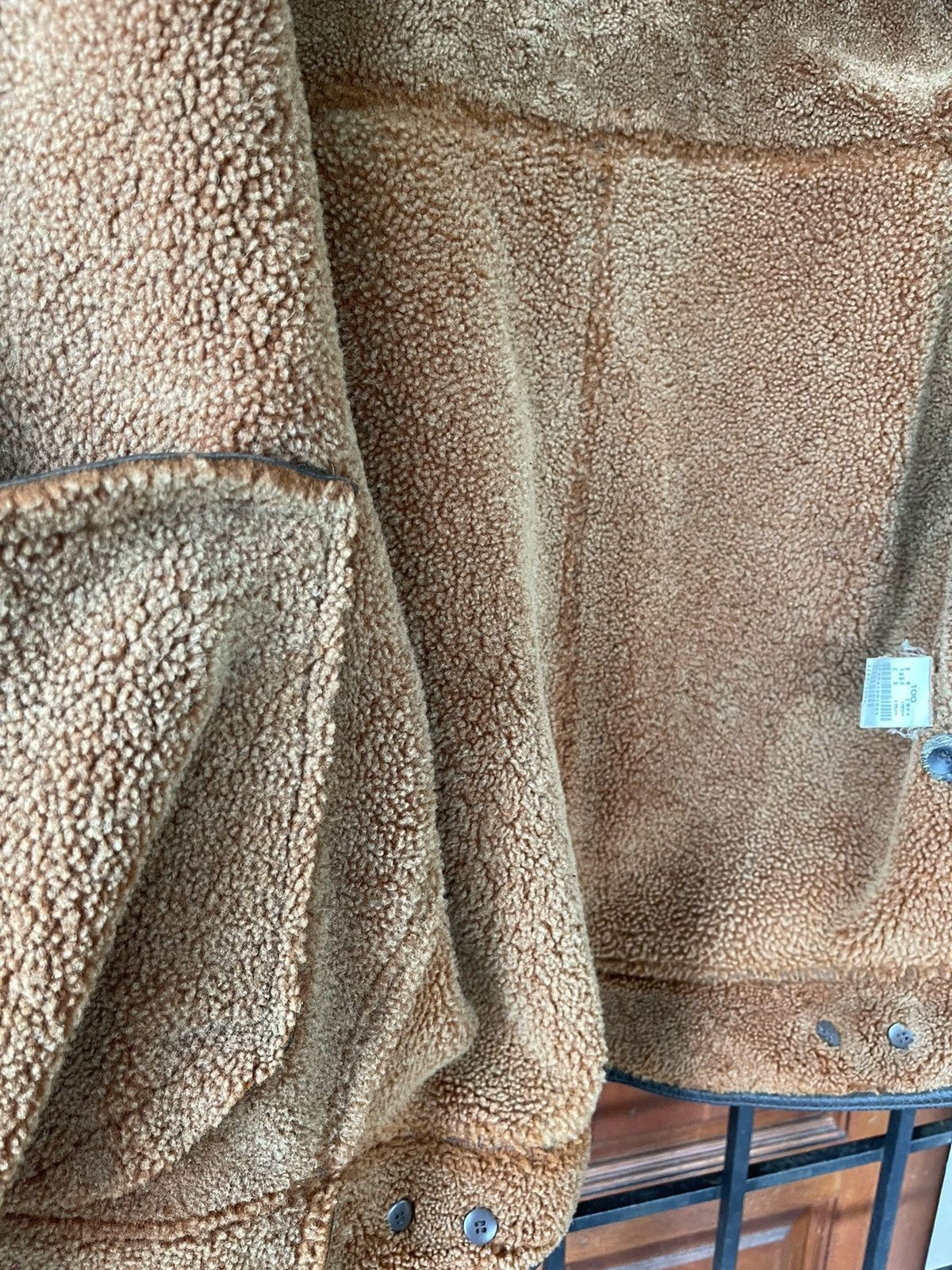 Other Very nice COOZY LAMB SKIN JACKET with FLEECE INNER Size US L / EU 52-54 / 3 - 16 Thumbnail