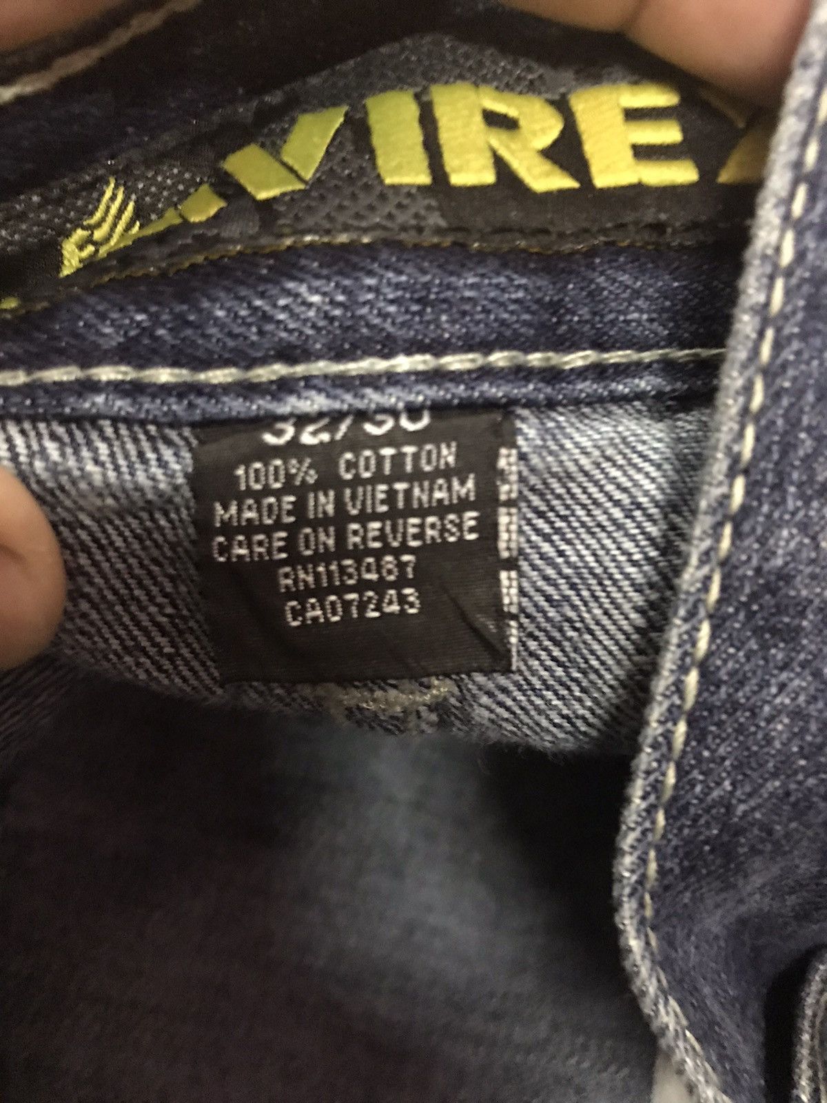 Avirex × Vintage Vintage early 90s Avirex Jeans Size US 34 / EU 50 - 5 Thumbnail