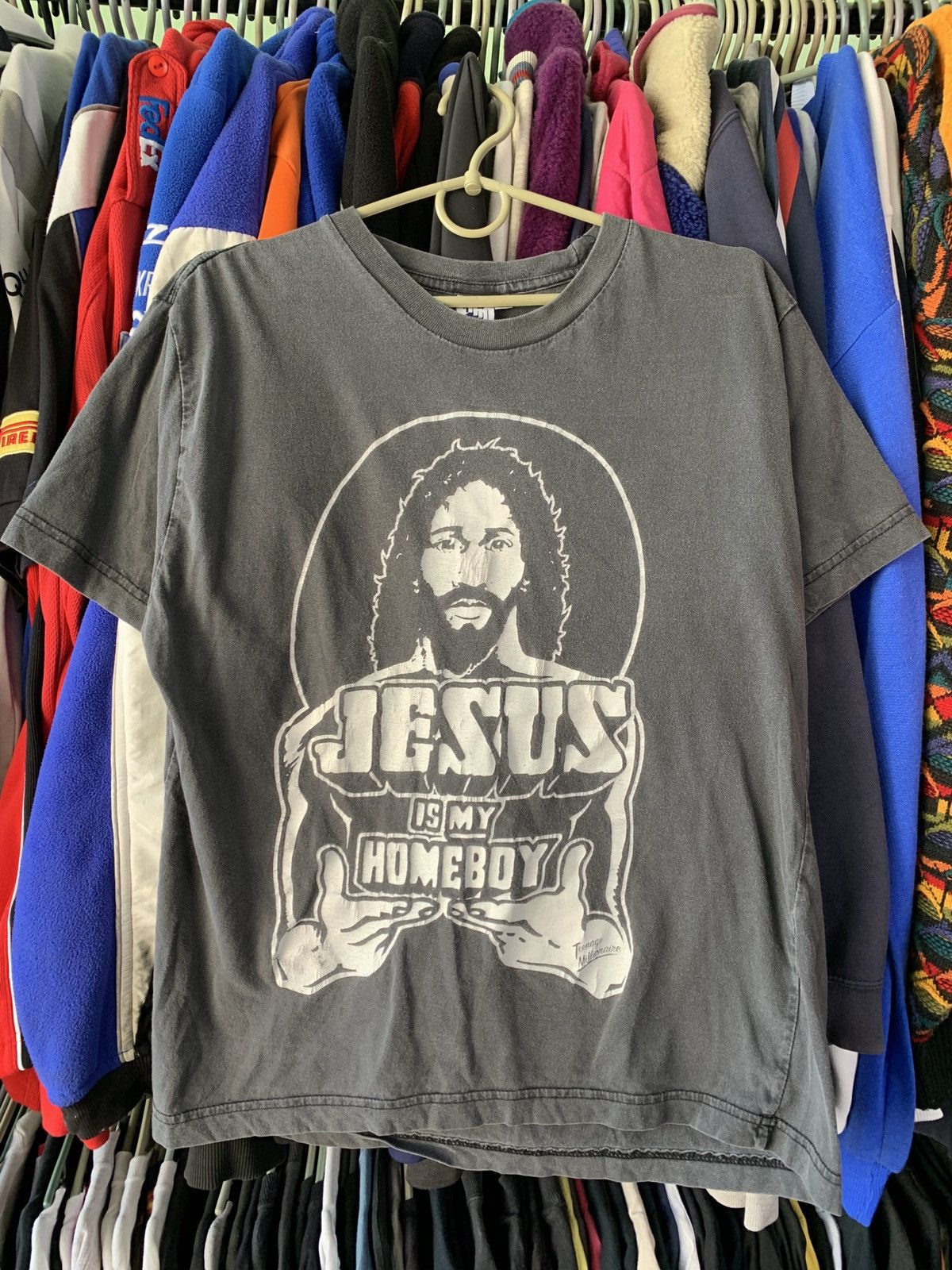VINTAGE JESUS IS MY HOMEBOY by TEENAGE MILLIONAIRE TEE SHIRT