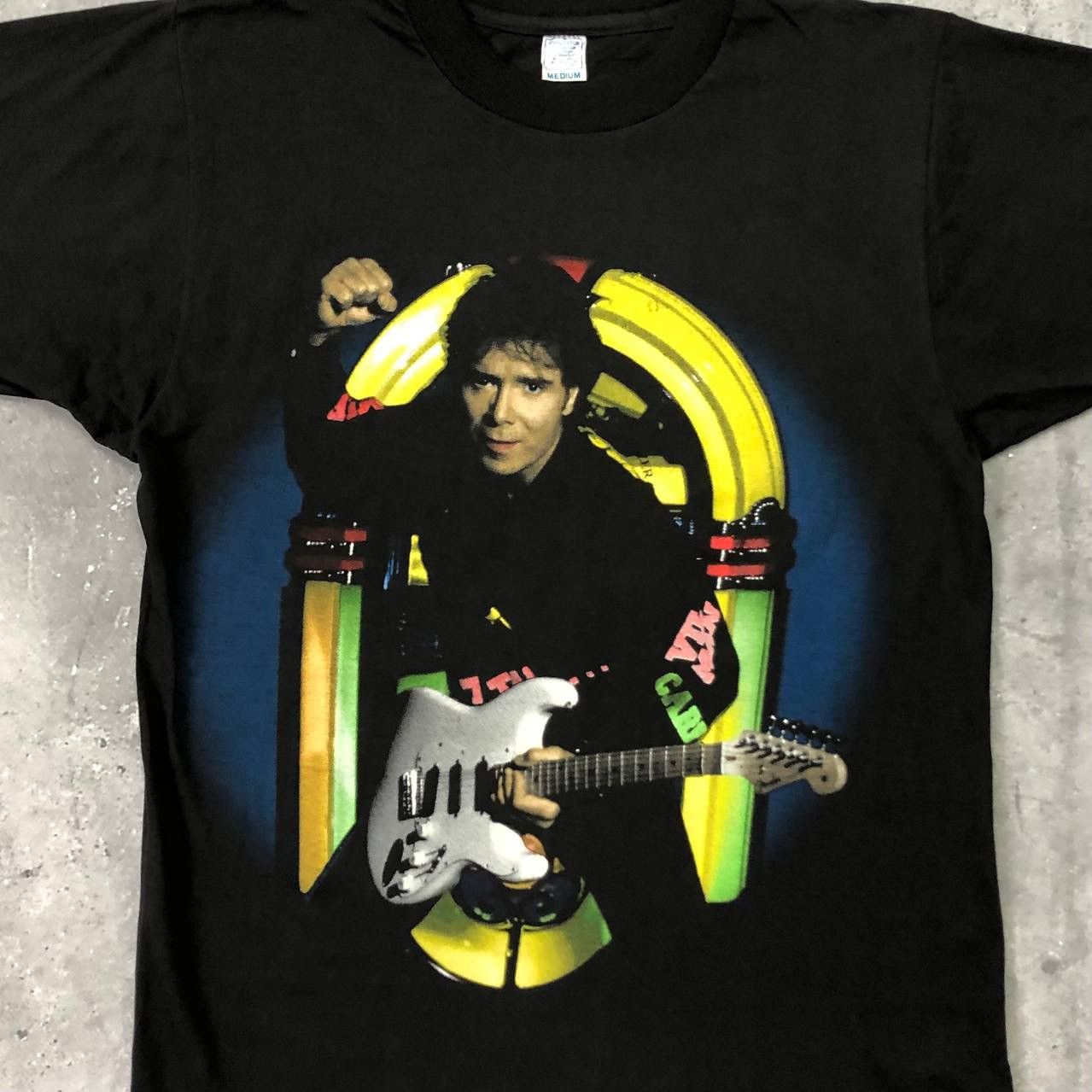 Band Tees Vintage 1994 Cliff Richard The Hit List Tour T Shirt Black M Size US M / EU 48-50 / 2 - 8 Thumbnail