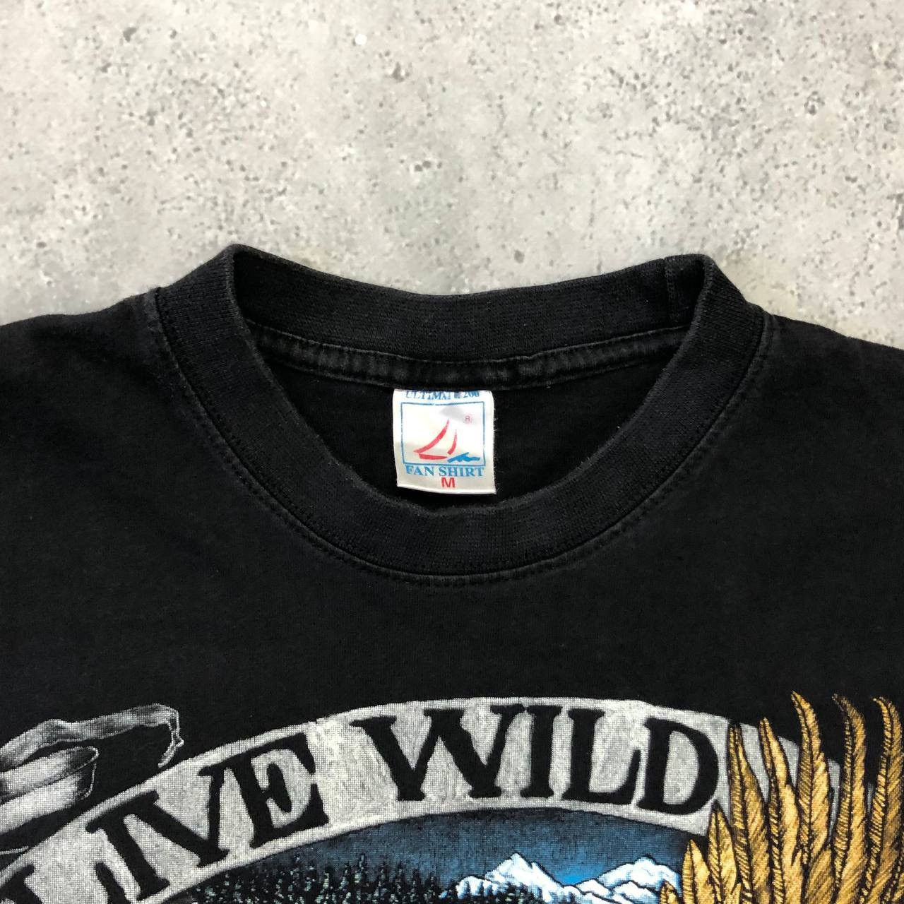 Vintage Vintage Zip It London Live Wild Die Free T Shirt Size US M / EU 48-50 / 2 - 3 Thumbnail