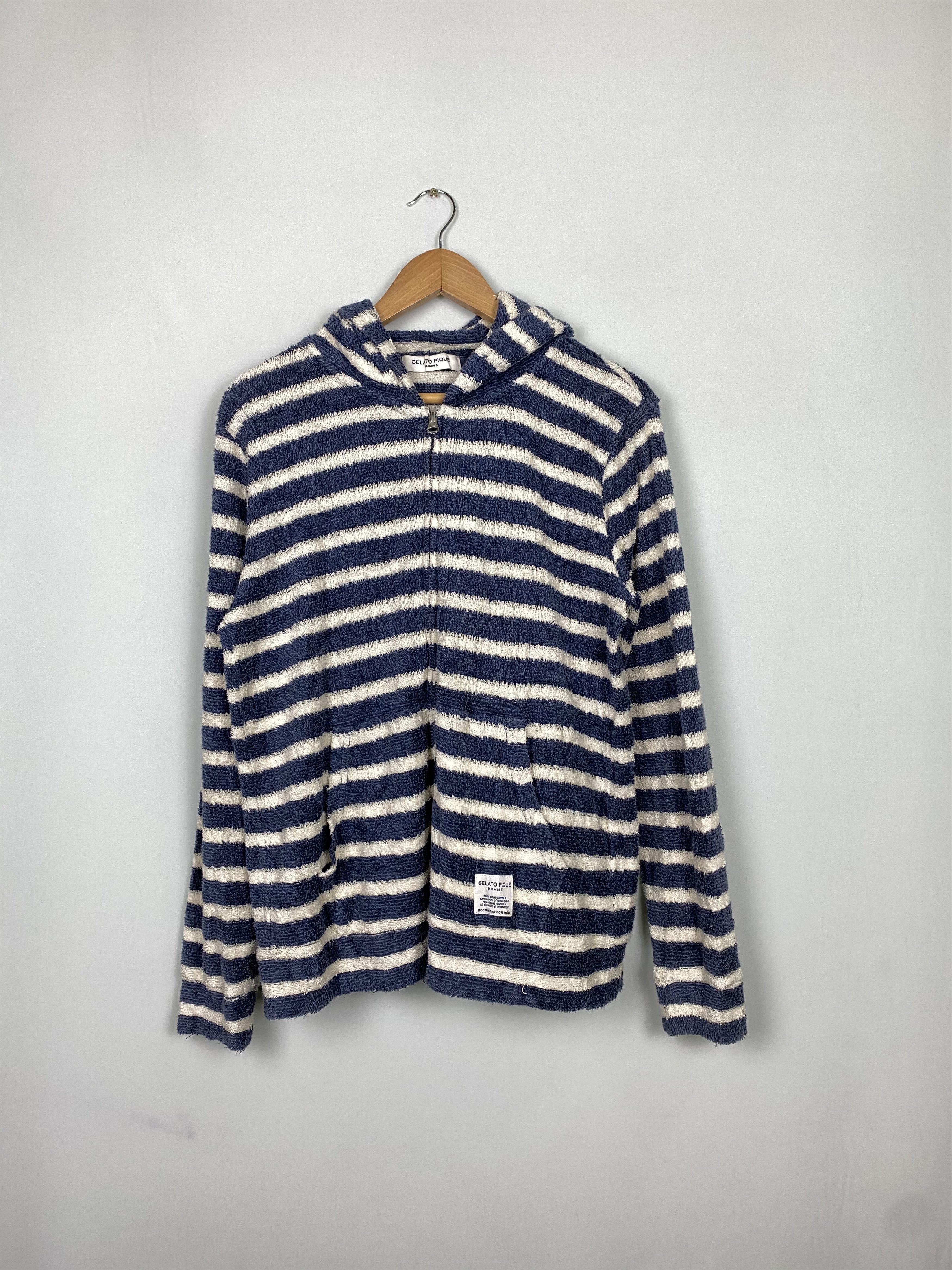 Japanese Brand × Seditionaries × Vintage Vintage Zip Up Gelato Pique Homme Hoodie Size US M / EU 48-50 / 2 - 1 Thumbnail