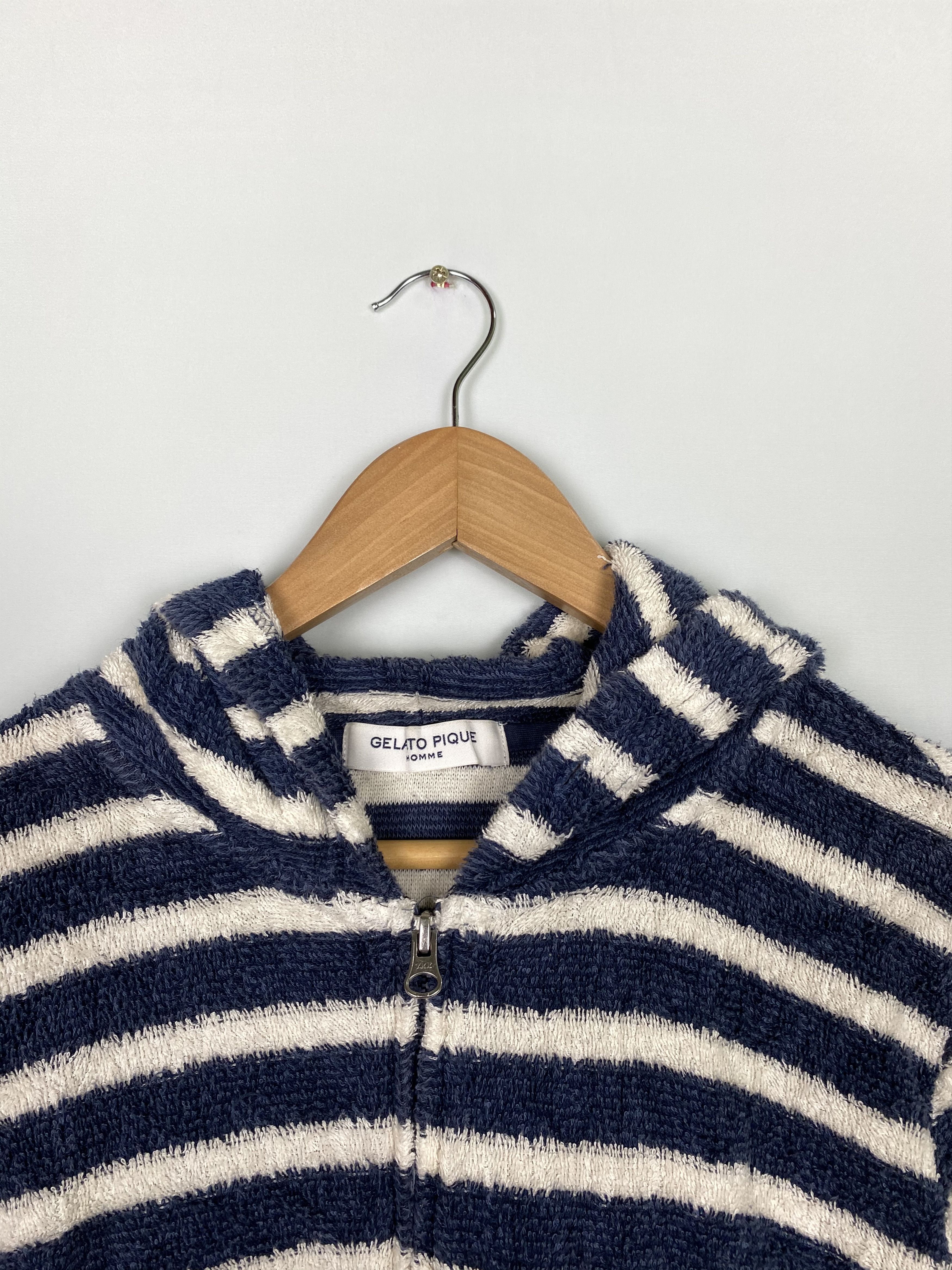 Japanese Brand × Seditionaries × Vintage Vintage Zip Up Gelato Pique Homme Hoodie Size US M / EU 48-50 / 2 - 2 Thumbnail