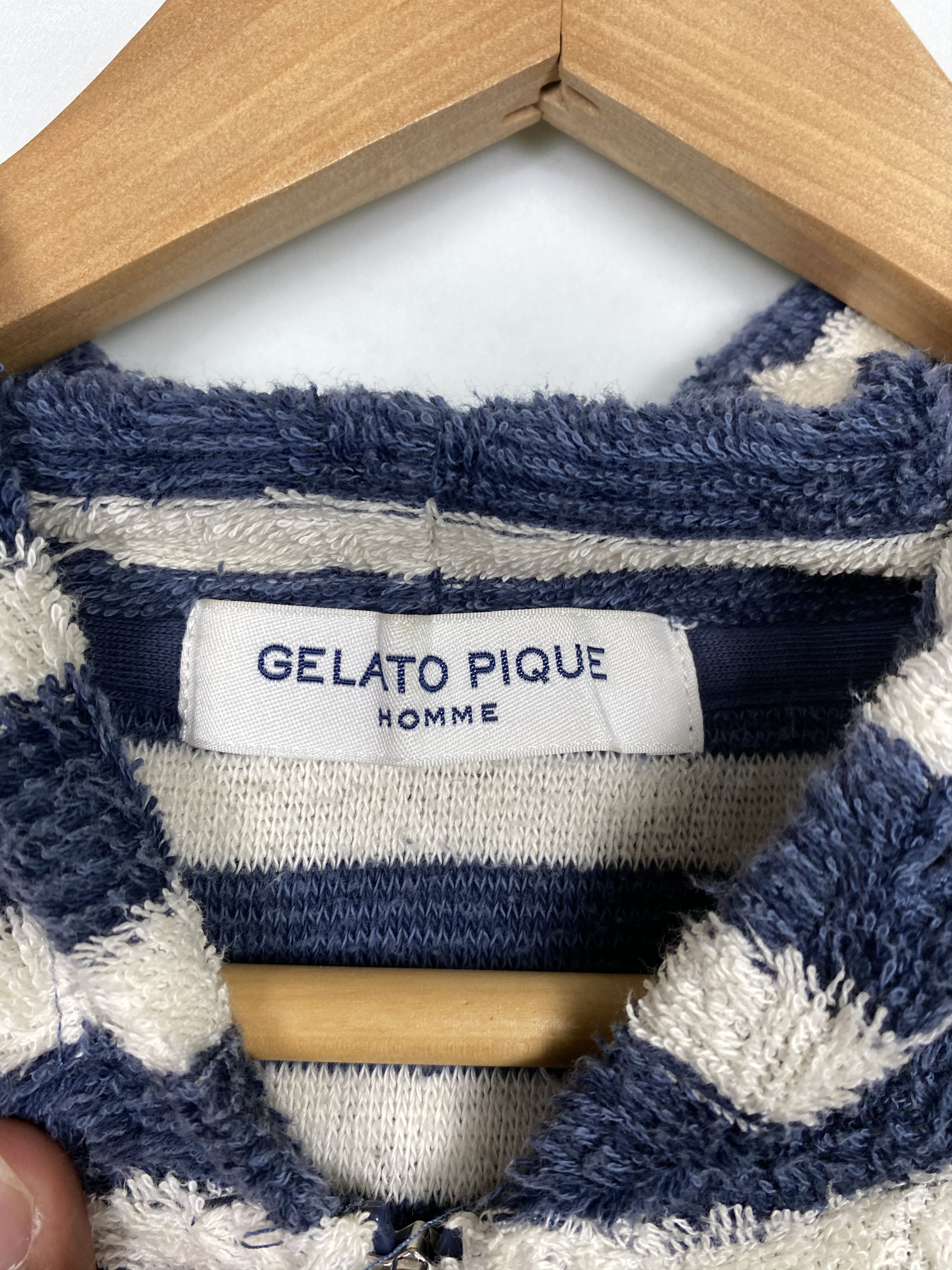 Japanese Brand × Seditionaries × Vintage Vintage Zip Up Gelato Pique Homme Hoodie Size US M / EU 48-50 / 2 - 5 Thumbnail