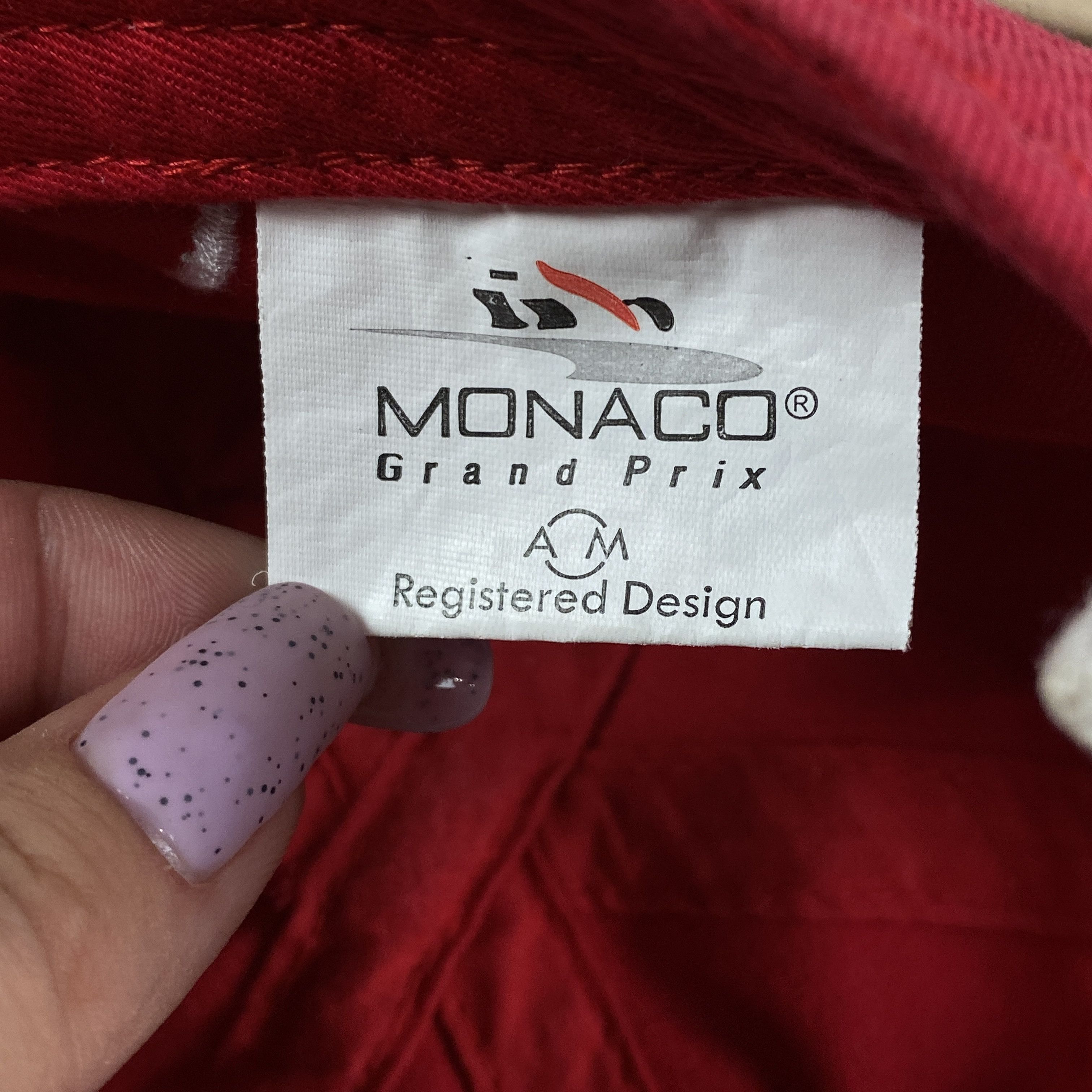 Vintage Mens Cap Racing Monaco Gand Prix Vintage One Size Size ONE SIZE - 7 Thumbnail