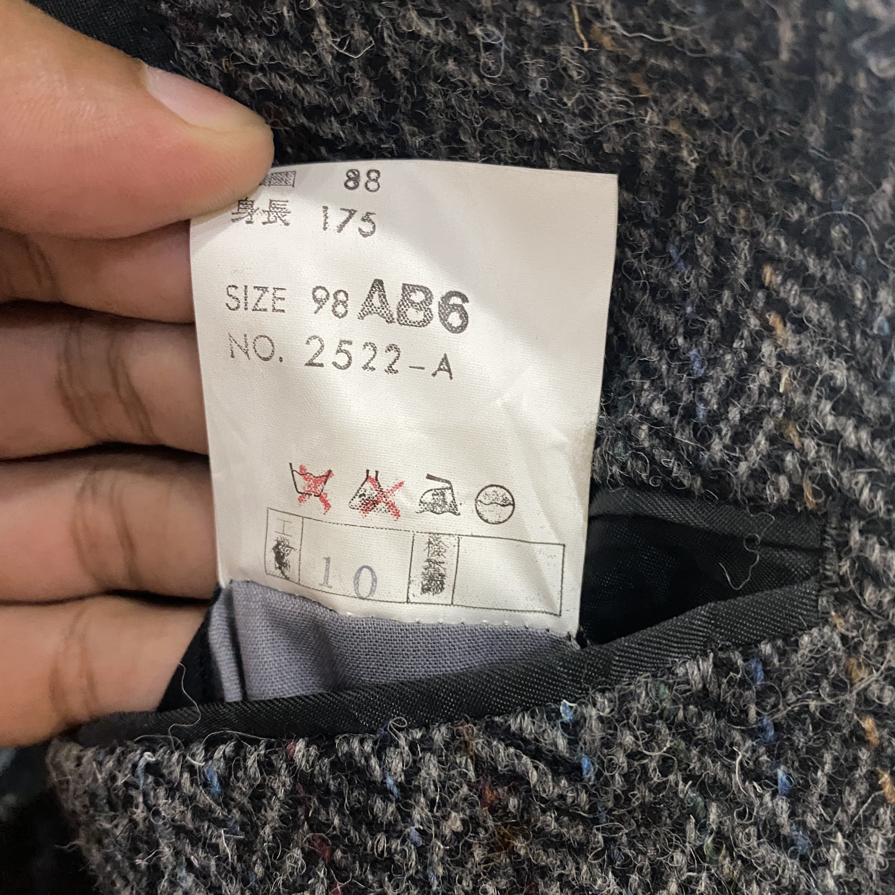 Harris Tweed × Japanese Brand Harris Tweed Luxury Blazer Size US M / EU 48-50 / 2 - 14 Thumbnail