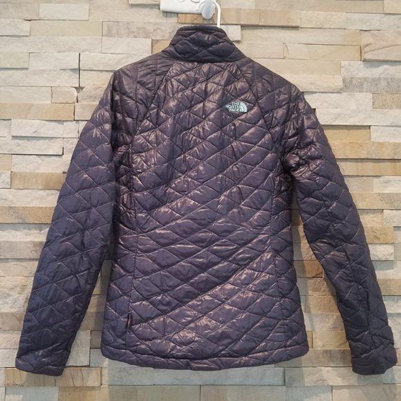 North Face Womens XS Thermoball Puffer Jacket Coat Purple