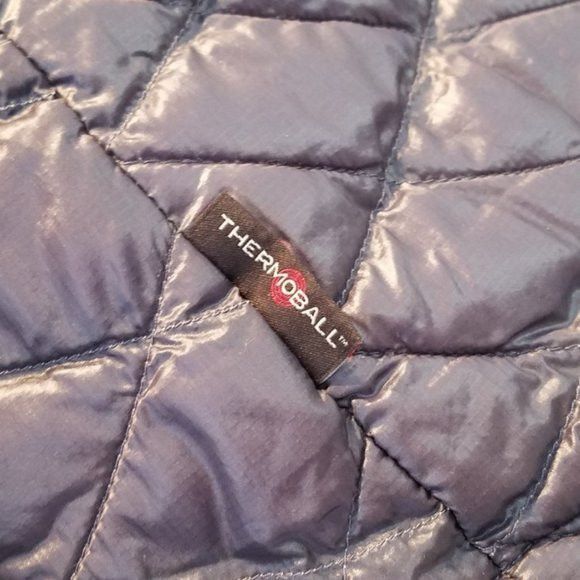 North Face Womens XS Thermoball Puffer Jacket Coat Purple