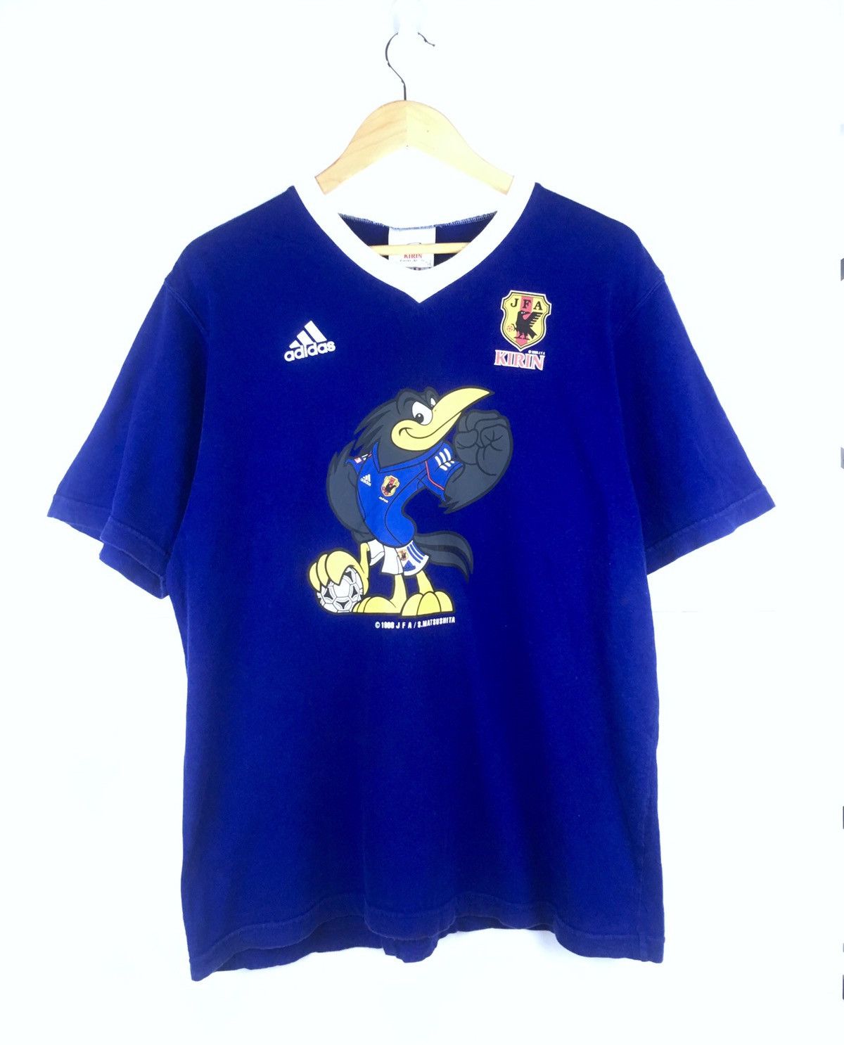 Original Adidas Japan JFA Kirin T-Shirt 2003 Football Is Fun