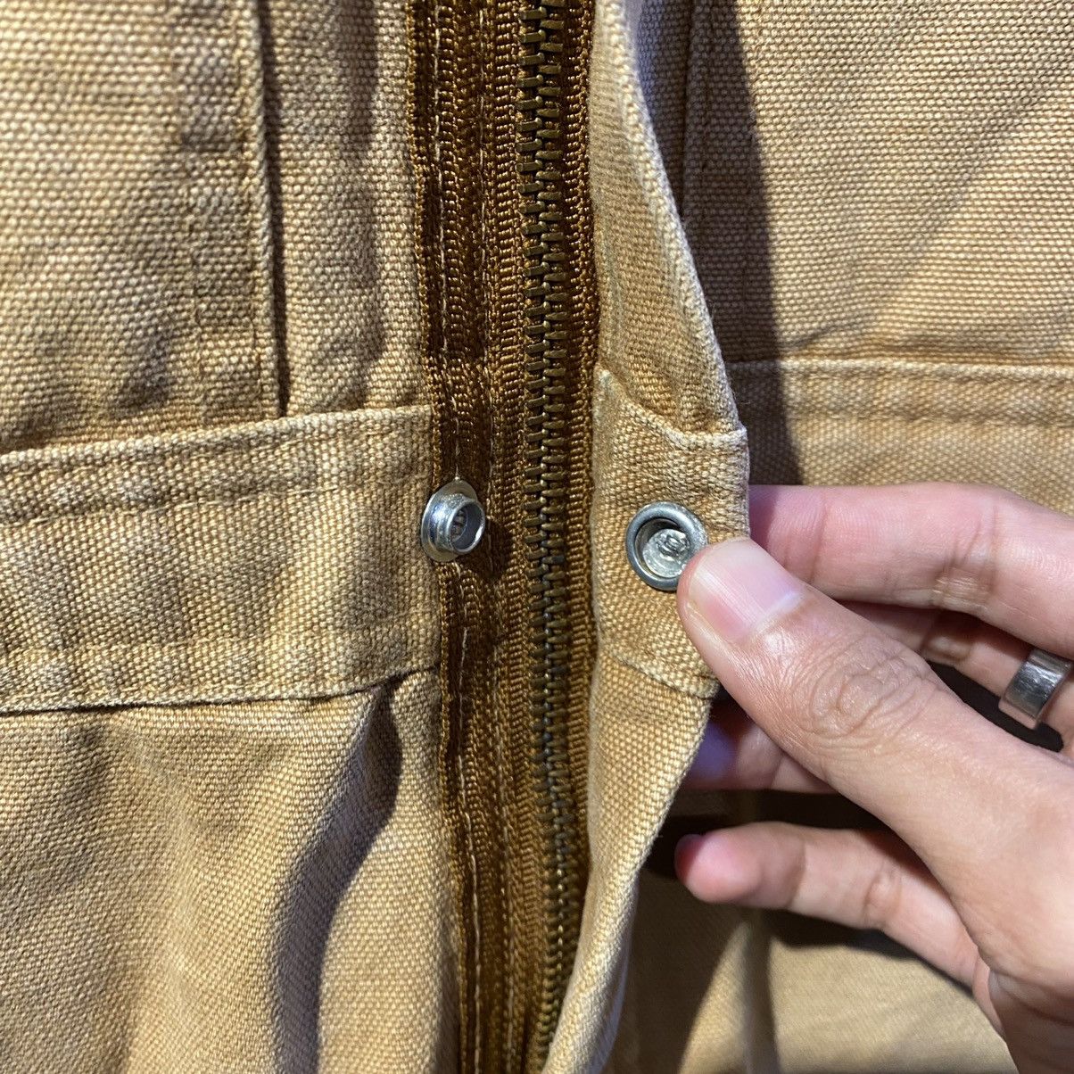 Carhartt × Carhartt Wip × Vintage VINTAGE RARE 100 YEARS‼️Carhartt Made In USA Coveralls Size US 35 - 8 Thumbnail