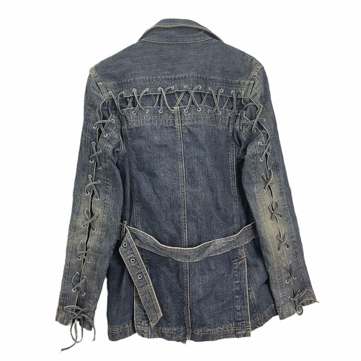 Japanese Brand × Tornado Mart 💥 BONDAGE JEAN JACKET TORNADO MART JAPAN Size US M / EU 48-50 / 2 - 8 Thumbnail