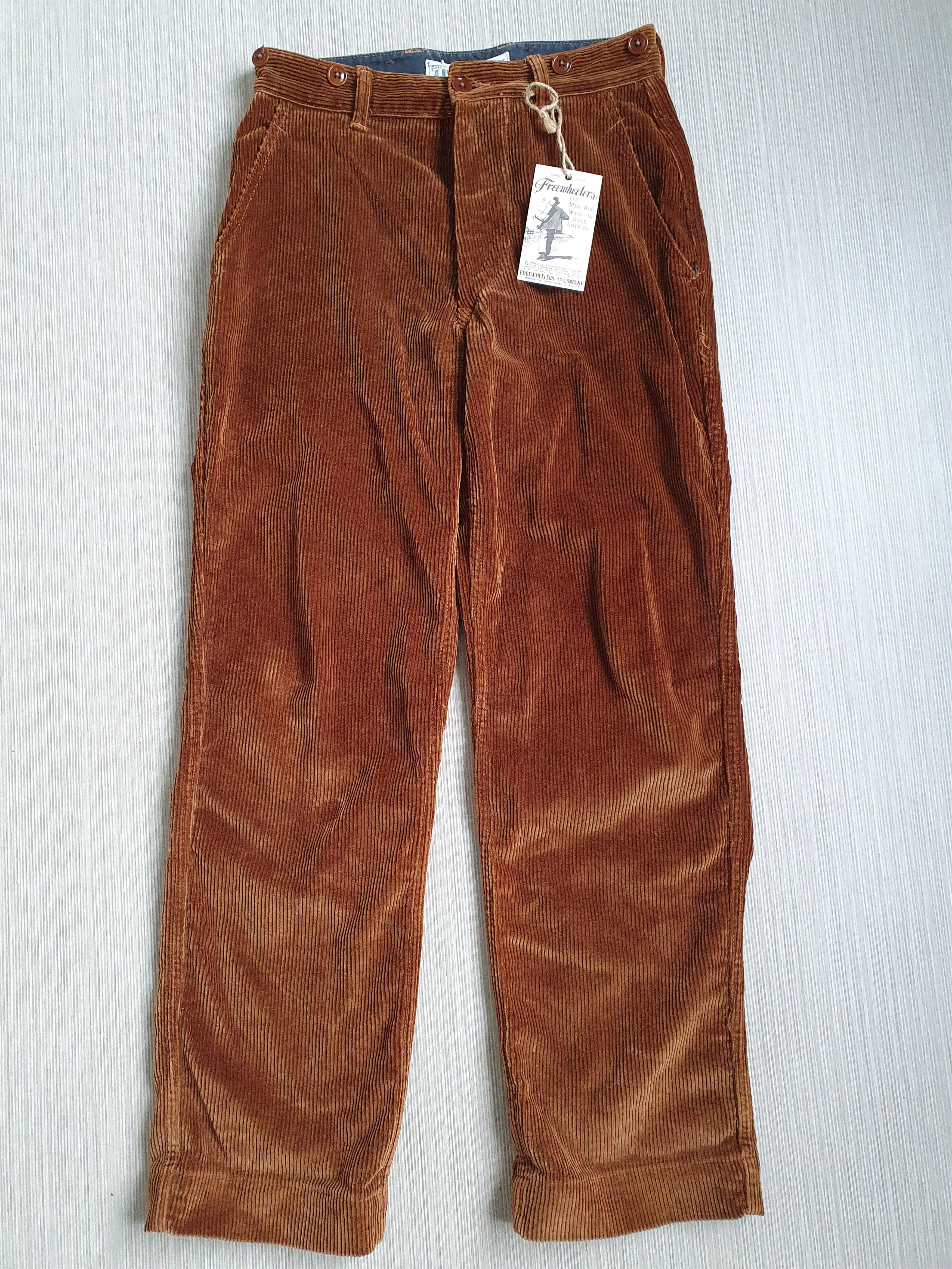 Freewheelers Corduroy ‘Canal Overalls’